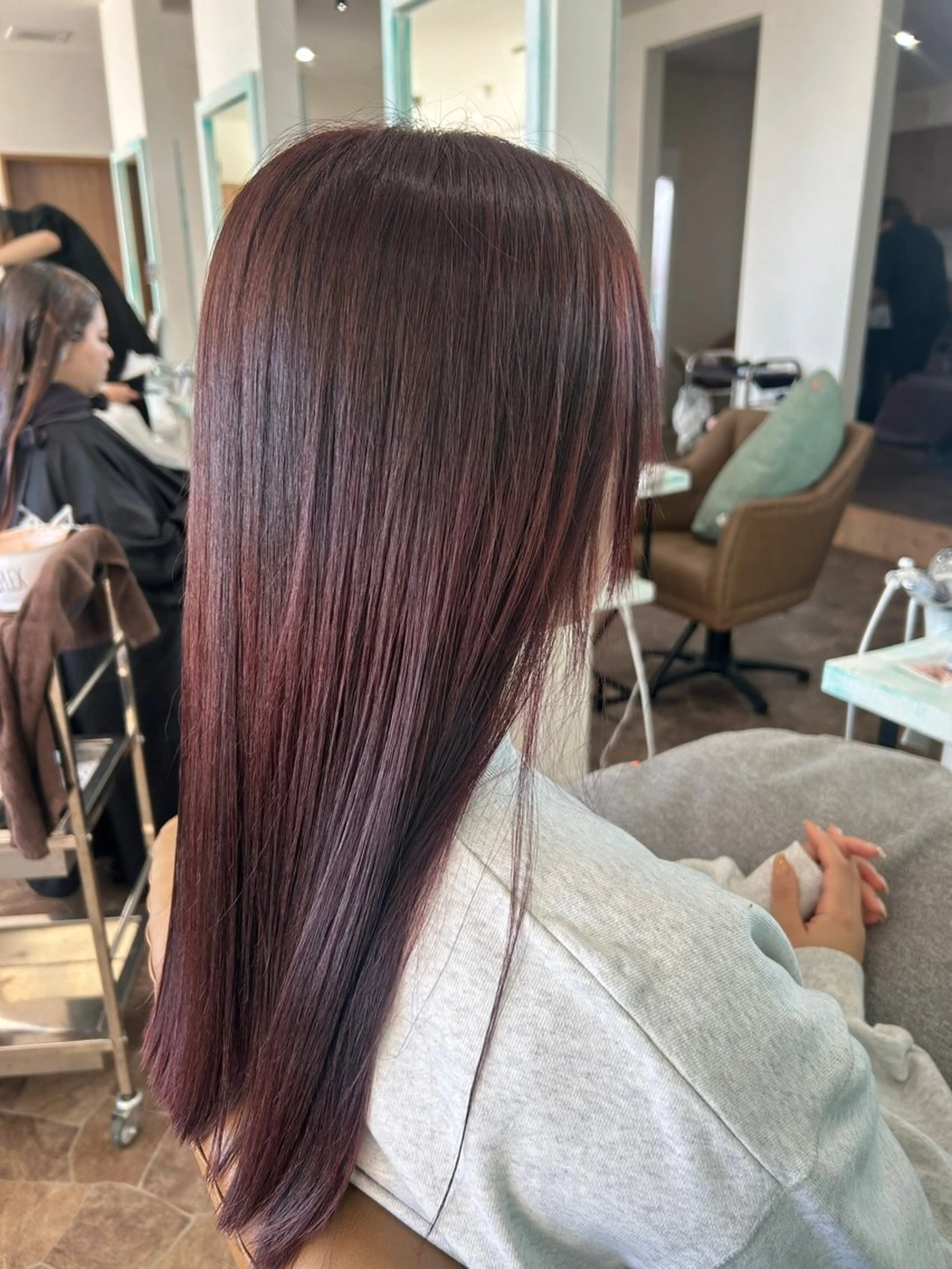 ロング ヘアカラー トリートメント Hair…DiA あやののヘアスタイル
