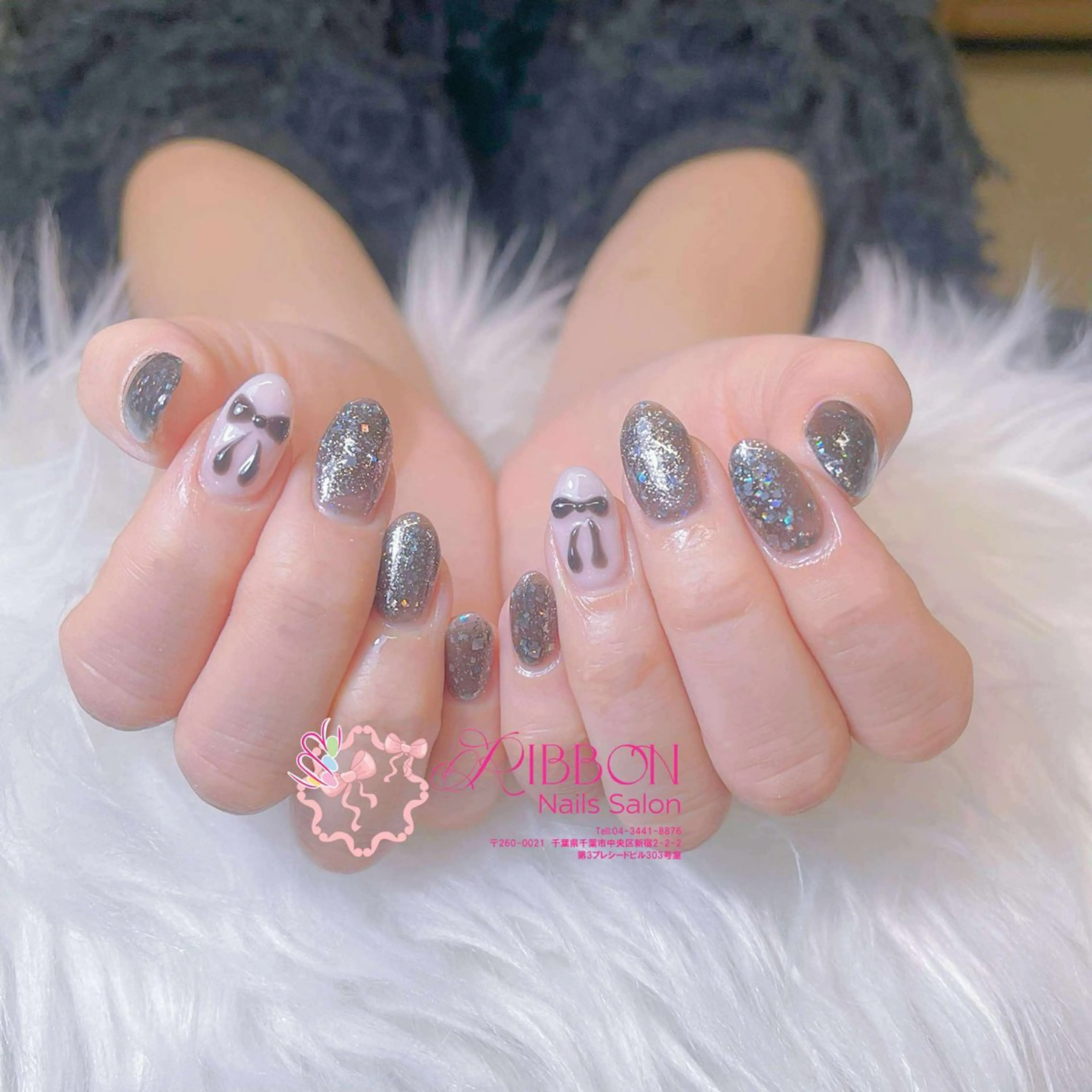 ネイル ハンドネイル RIBBONNAIL staffのネイルデザイン