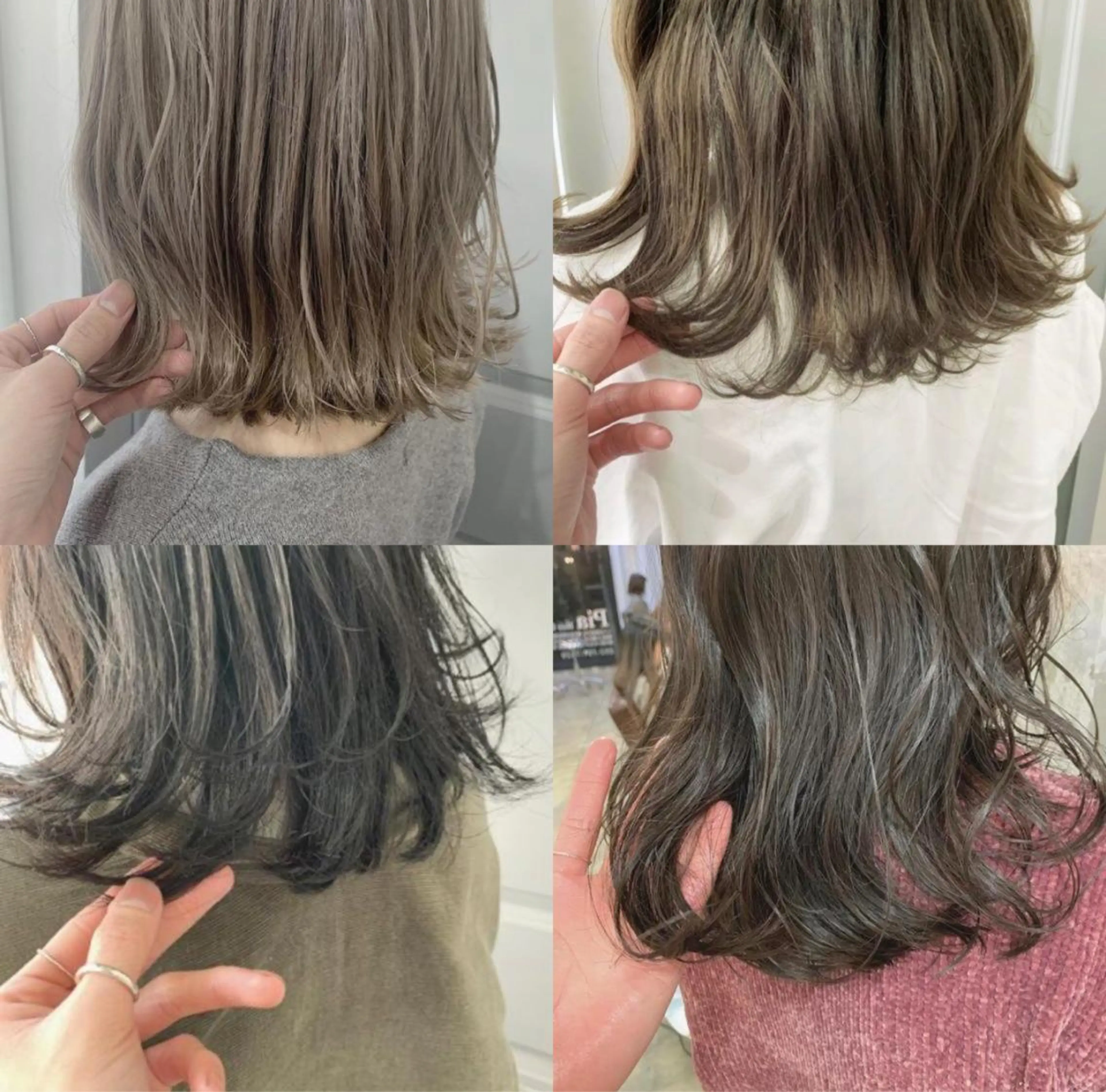 カラー カット ヘアカラー トリートメント Pia/KIRIA /福岡美容室のヘアスタイル