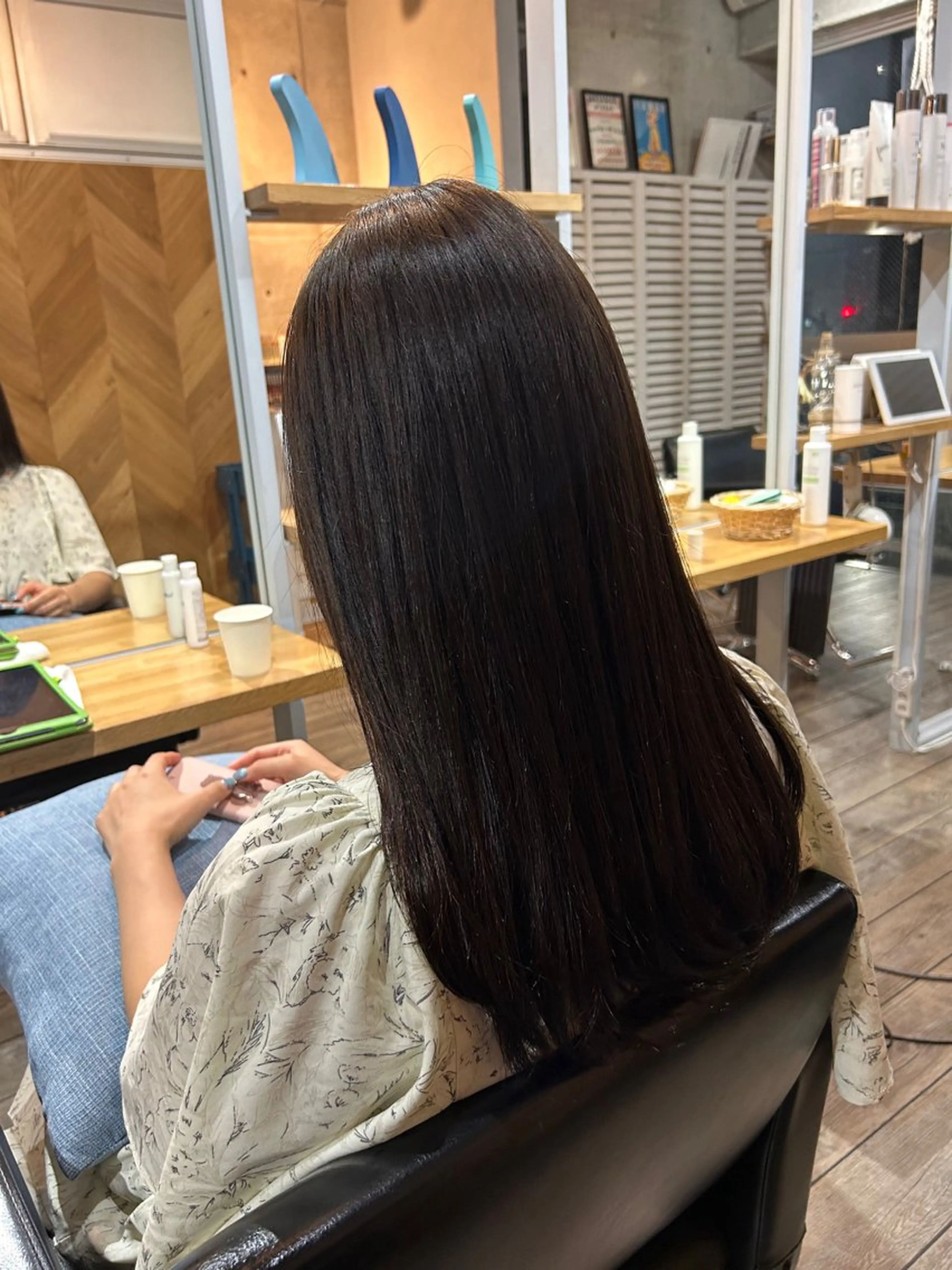 ロング カラー 縮毛矯正 aivee所属・吉祥寺/グロスカラー haruna☀️のヘアスタイル