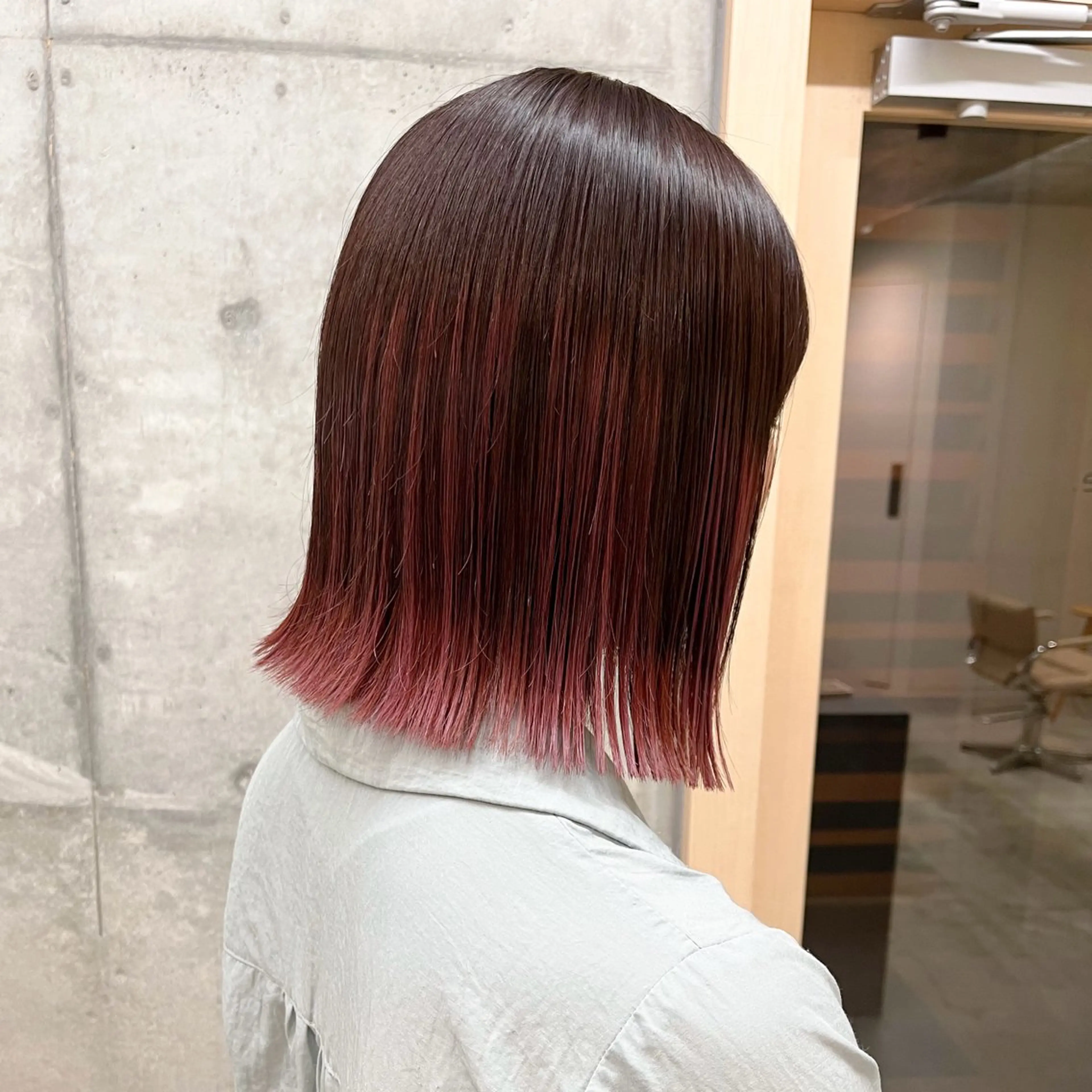 ミディアム カラー mee.浦和店所属・アイブロウモデル 募集中🍒/北爪まゆのヘアスタイル