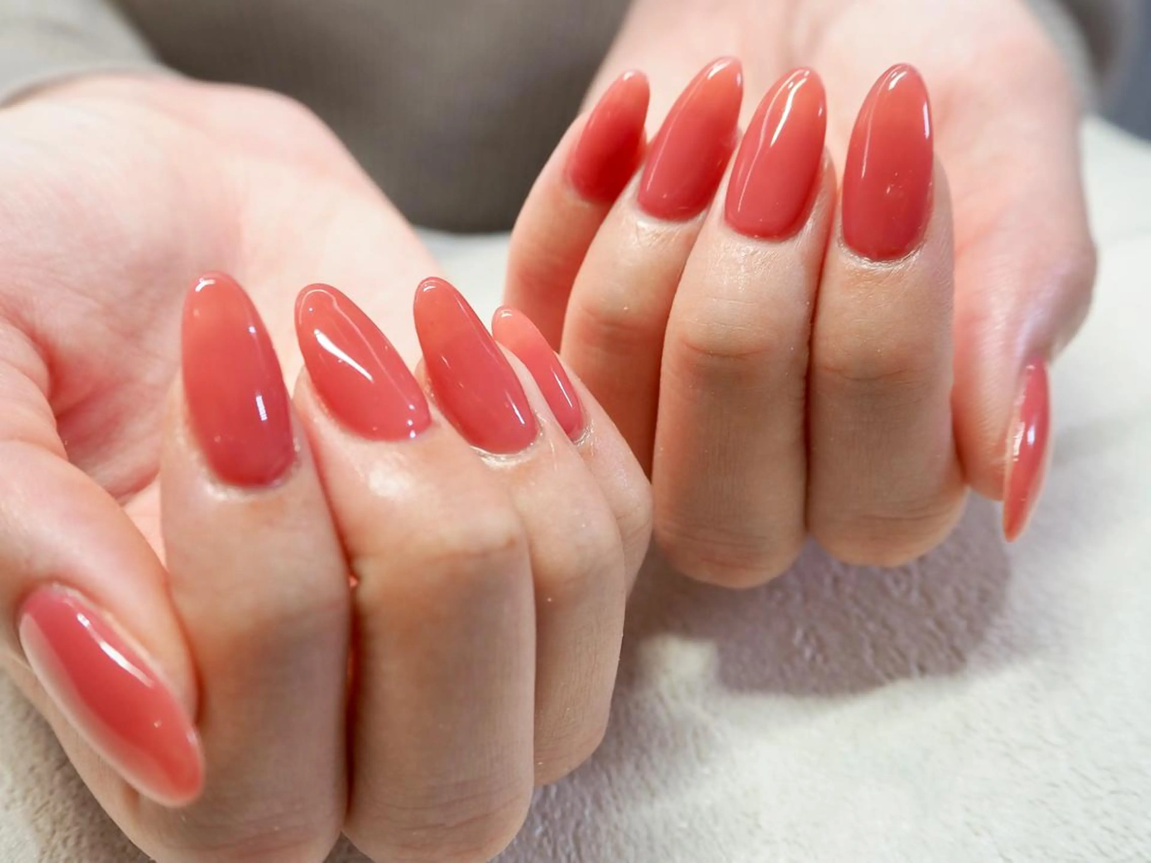 美フォルム☆ジェルワンカラー・グラデ☆の写真