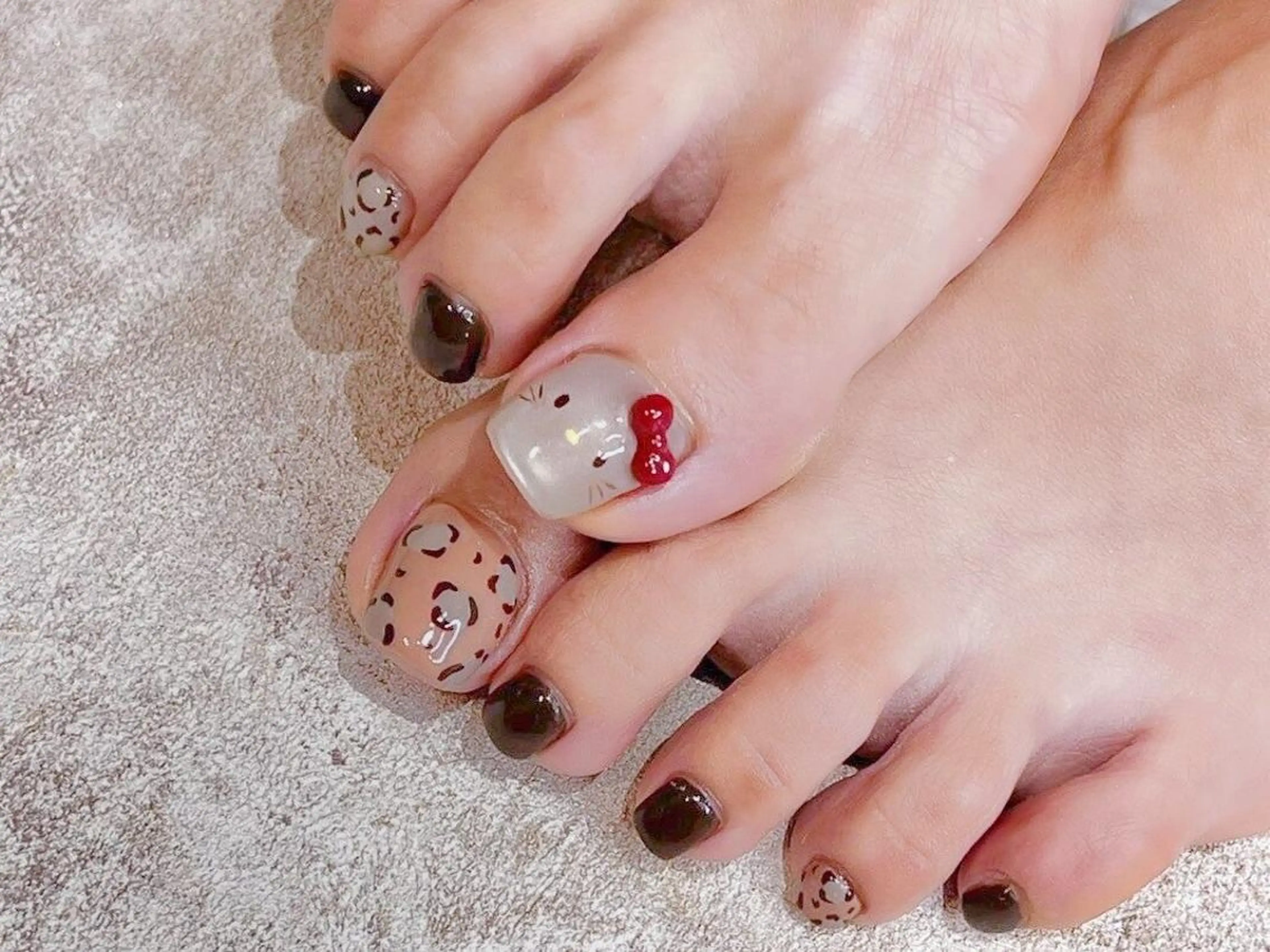 ネイル 持ち込み フットネイル peTiT ✨️ yuzuki💞🫧のネイルデザイン