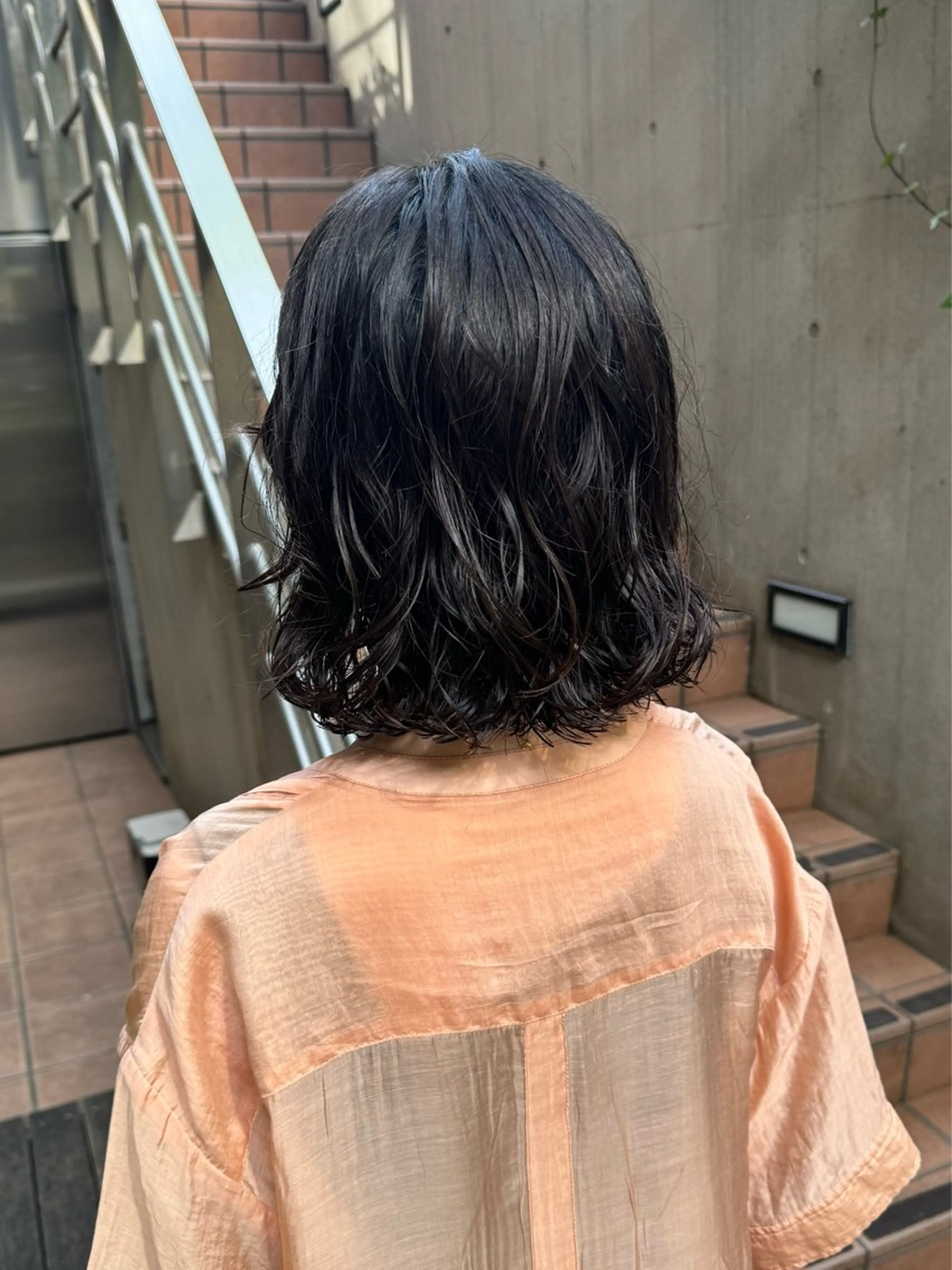 ショート パーマ ボブ カット パーマ 大橋 芽衣のヘアスタイル