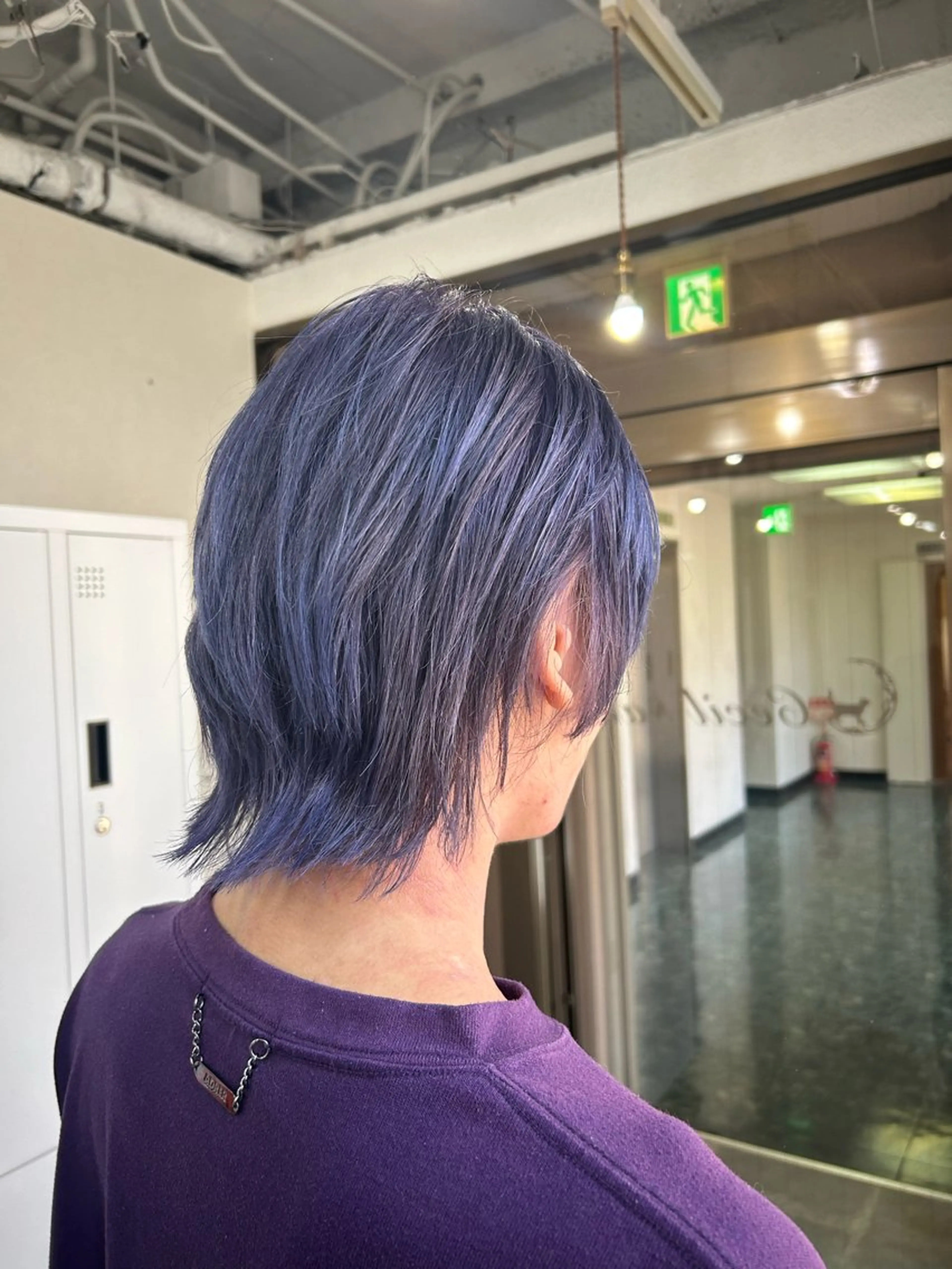 ショート カラー メンズ ダブルカラー ラベンダーカラー カット ヘアカラー トリートメント CECIL hair なんば店所属・メンズパーマ 艶髪☆店長☆有馬のヘアスタイル