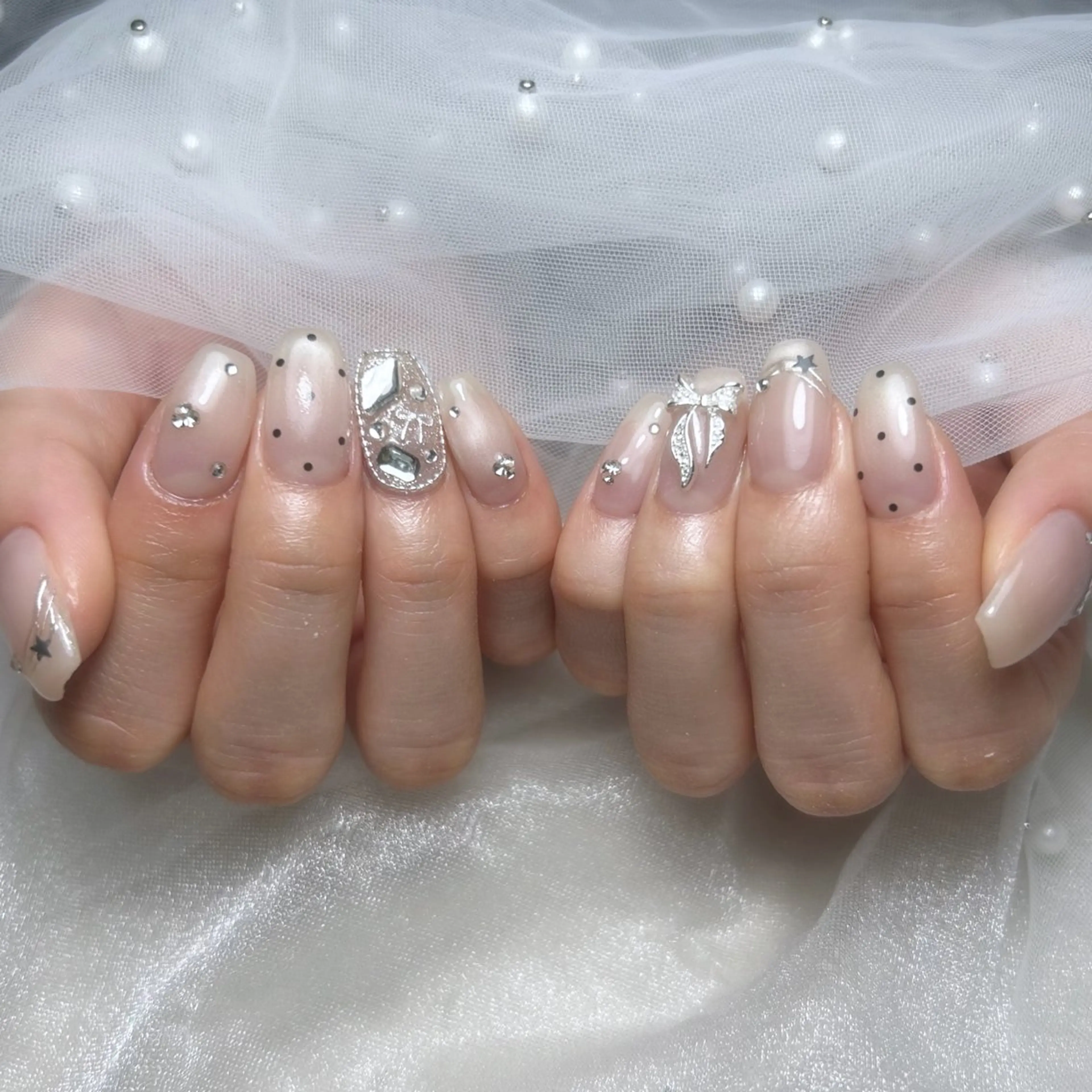 ネイル マグネットネイル ハンドネイル La suzuran 上前津店 森本のネイルデザイン