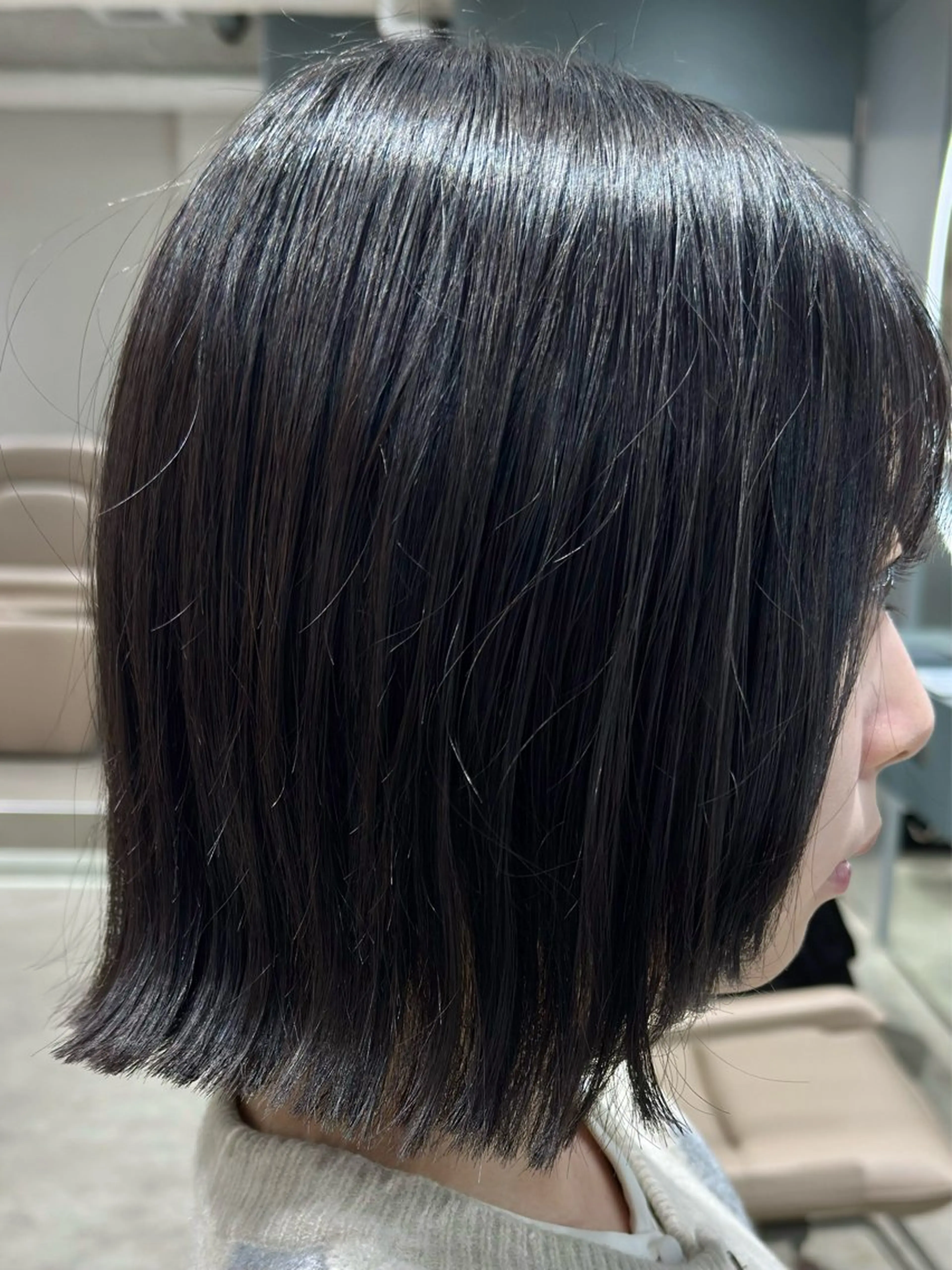 セミロング カラー カット ヘアカラー 立川/ブリーチ/ 髪質改善/西川翔真のヘアスタイル