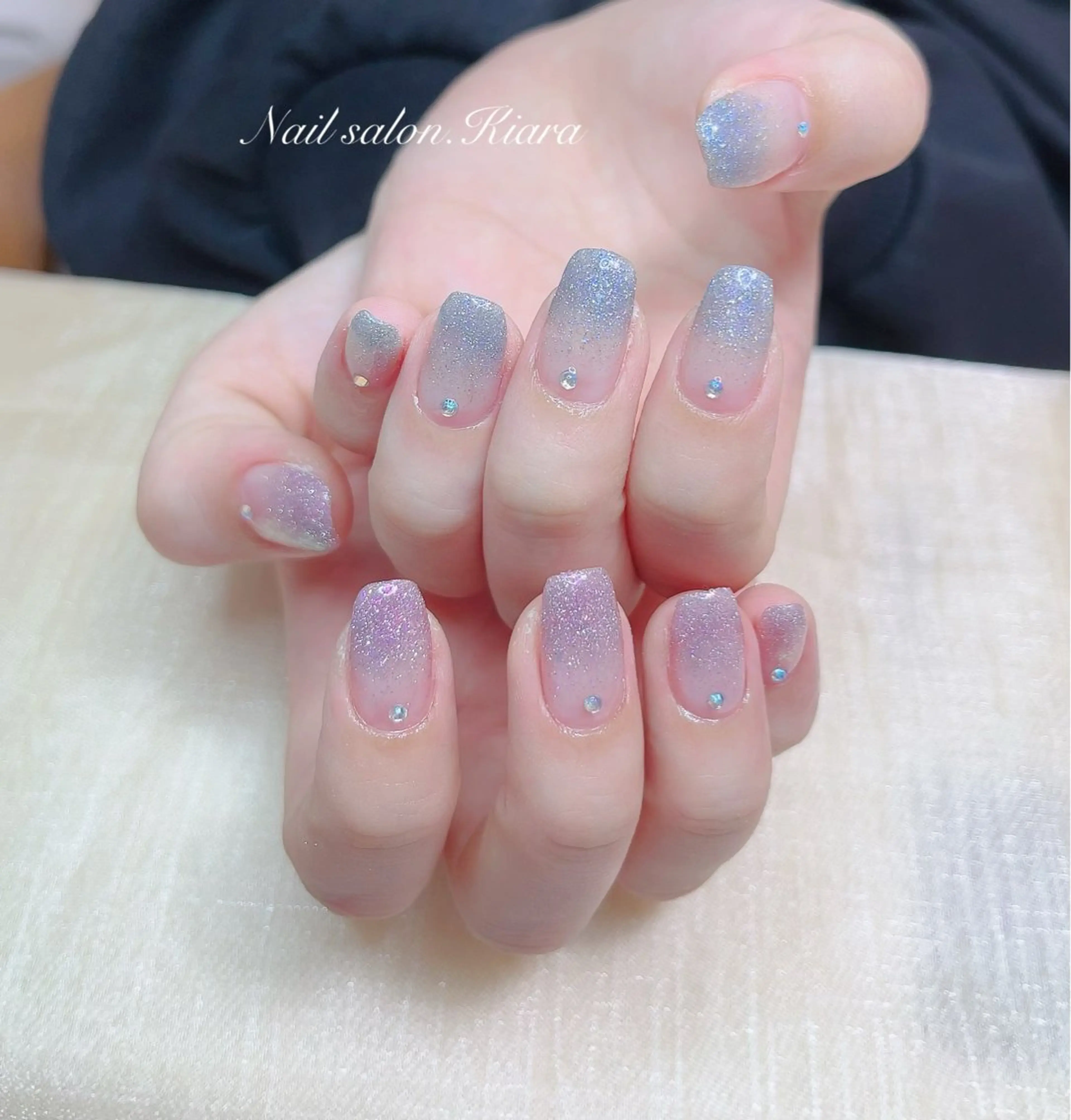 ネイル フラッシュネイル キラキラネイル 🍭Kiara Nail🍭のネイルデザイン