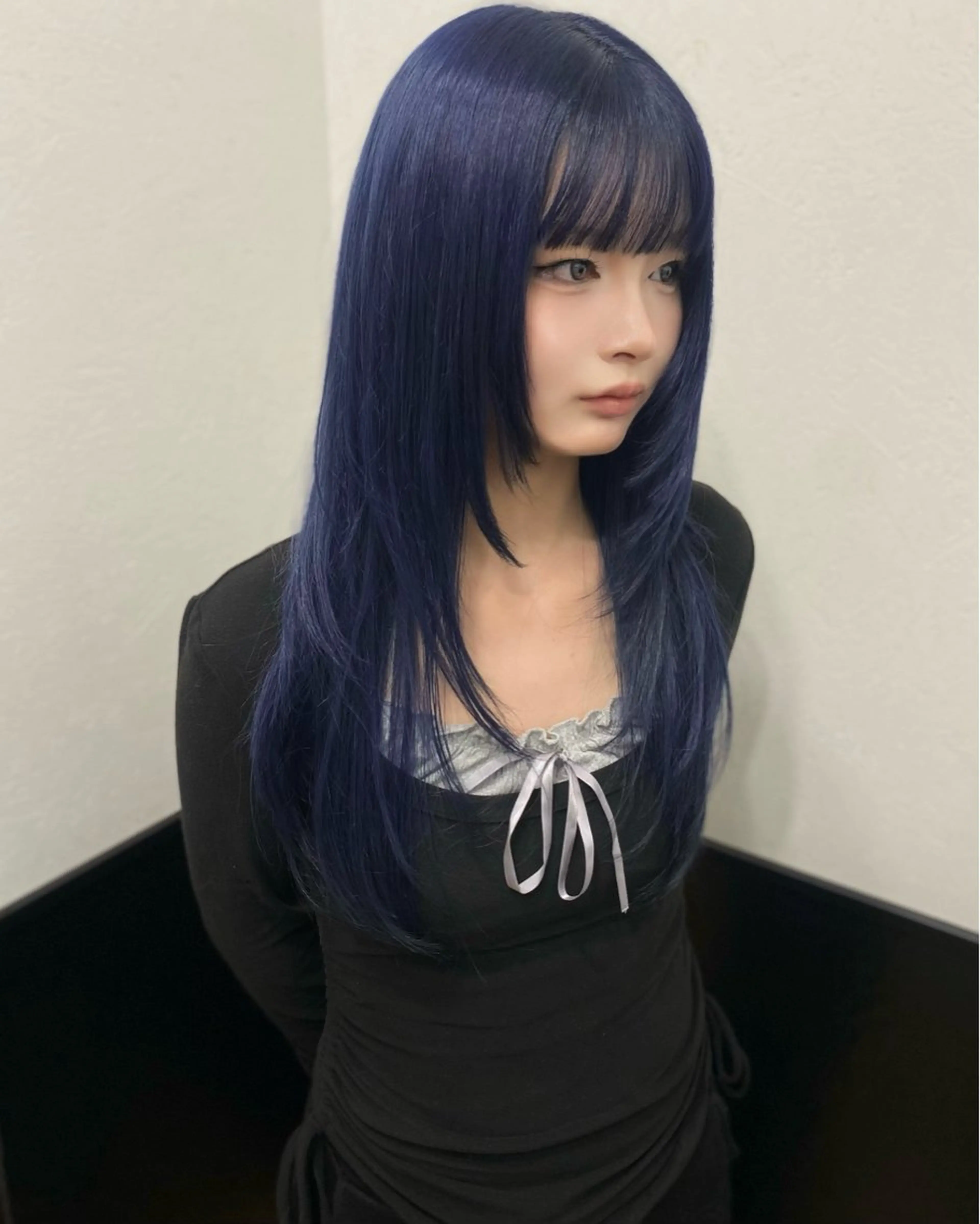 ロング カラー 渋谷🖤 艶髪🖤透明感カラーのヘアスタイル