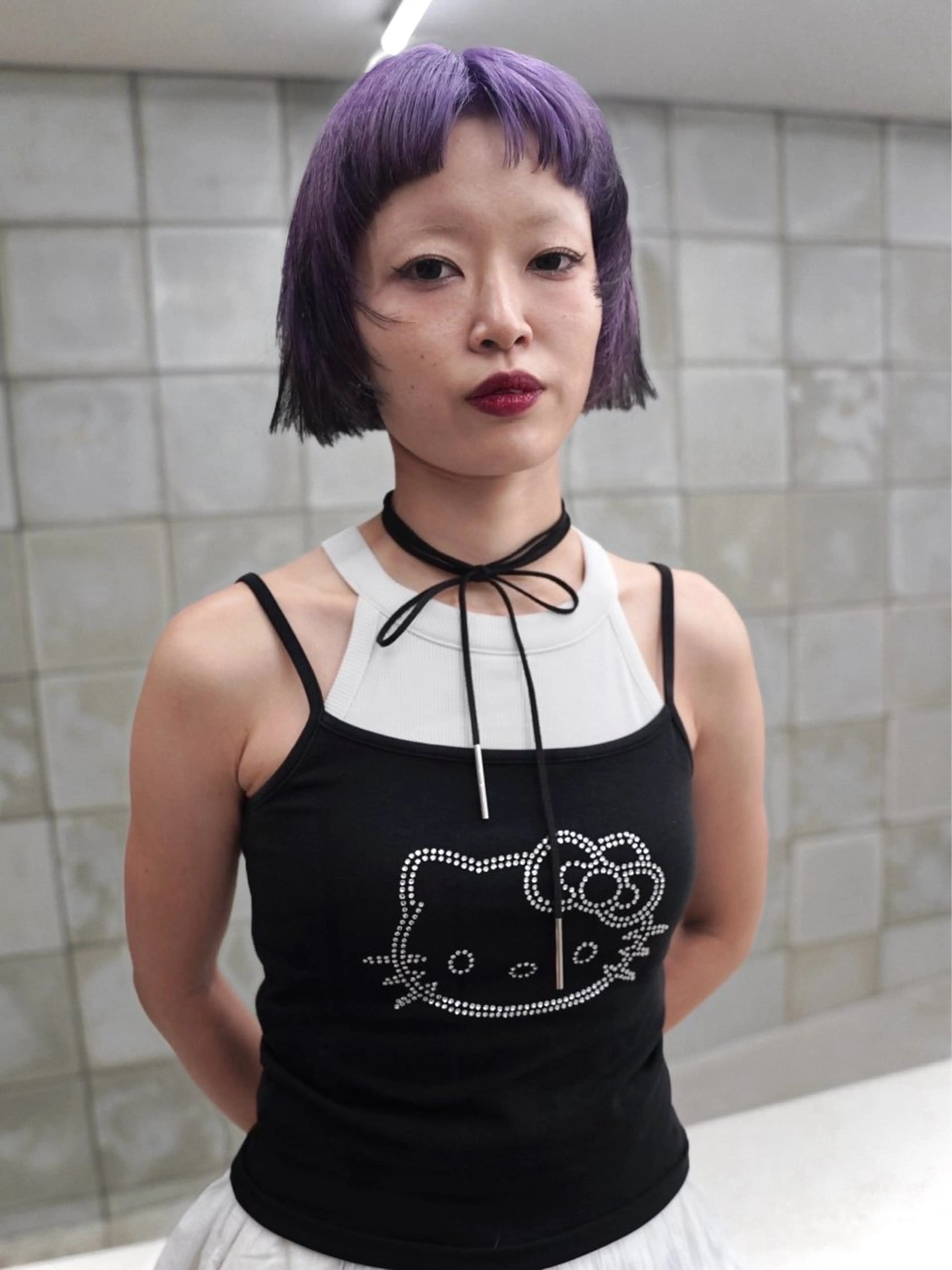 ショート カラー ブリーチ ボブ カット ヘアカラー トリートメント デザイン/レイヤー Kaito🐩/栄のヘアスタイル