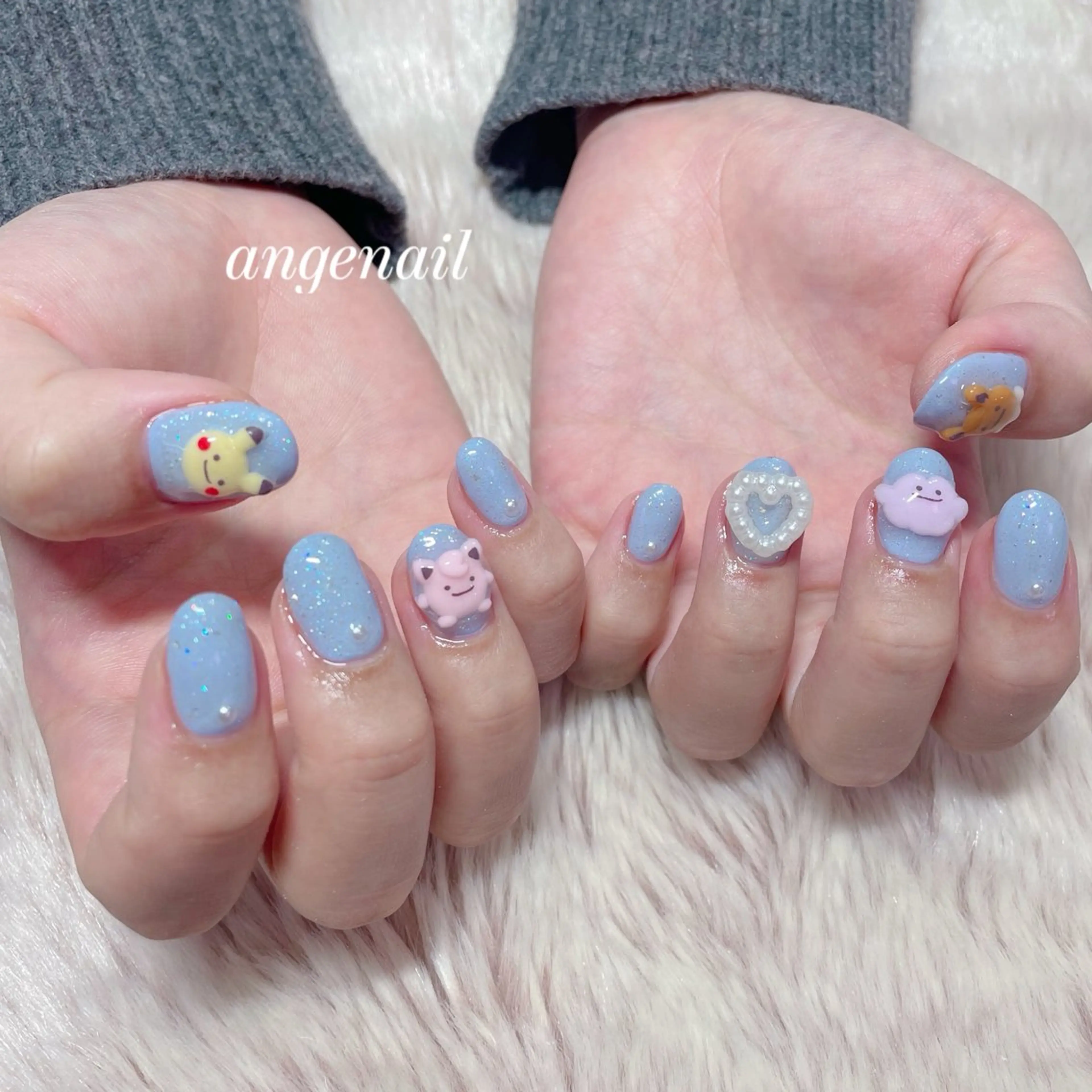 ネイル 持ち込み ハンドネイル オーナーネイリスト MAKIのネイルデザイン