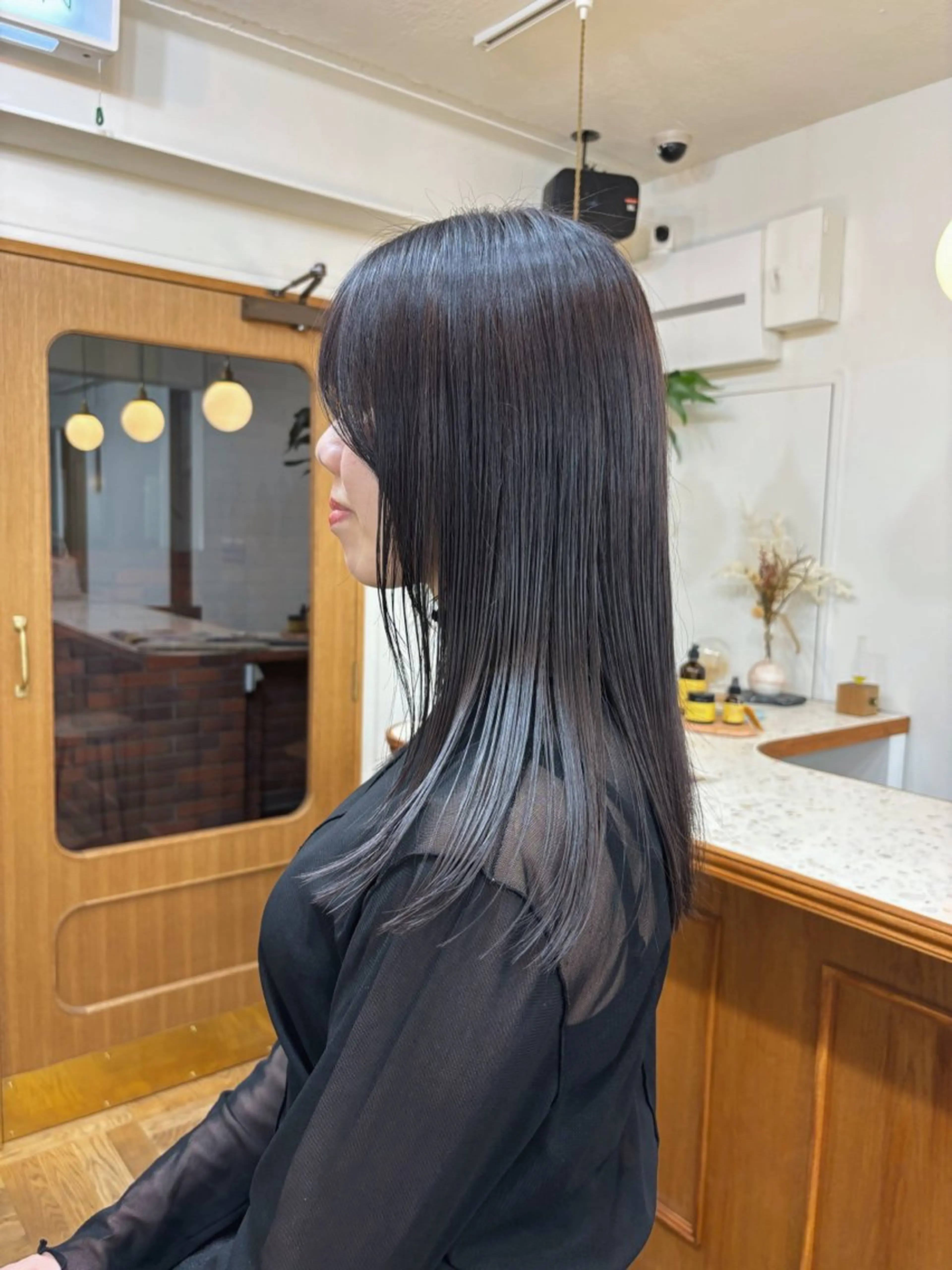 セミロング カラー アッシュ 透明感カラー ラベンダーカラー ラベンダーアッシュ CIEN所属・ayano🫧 《CIEN》のヘアスタイル