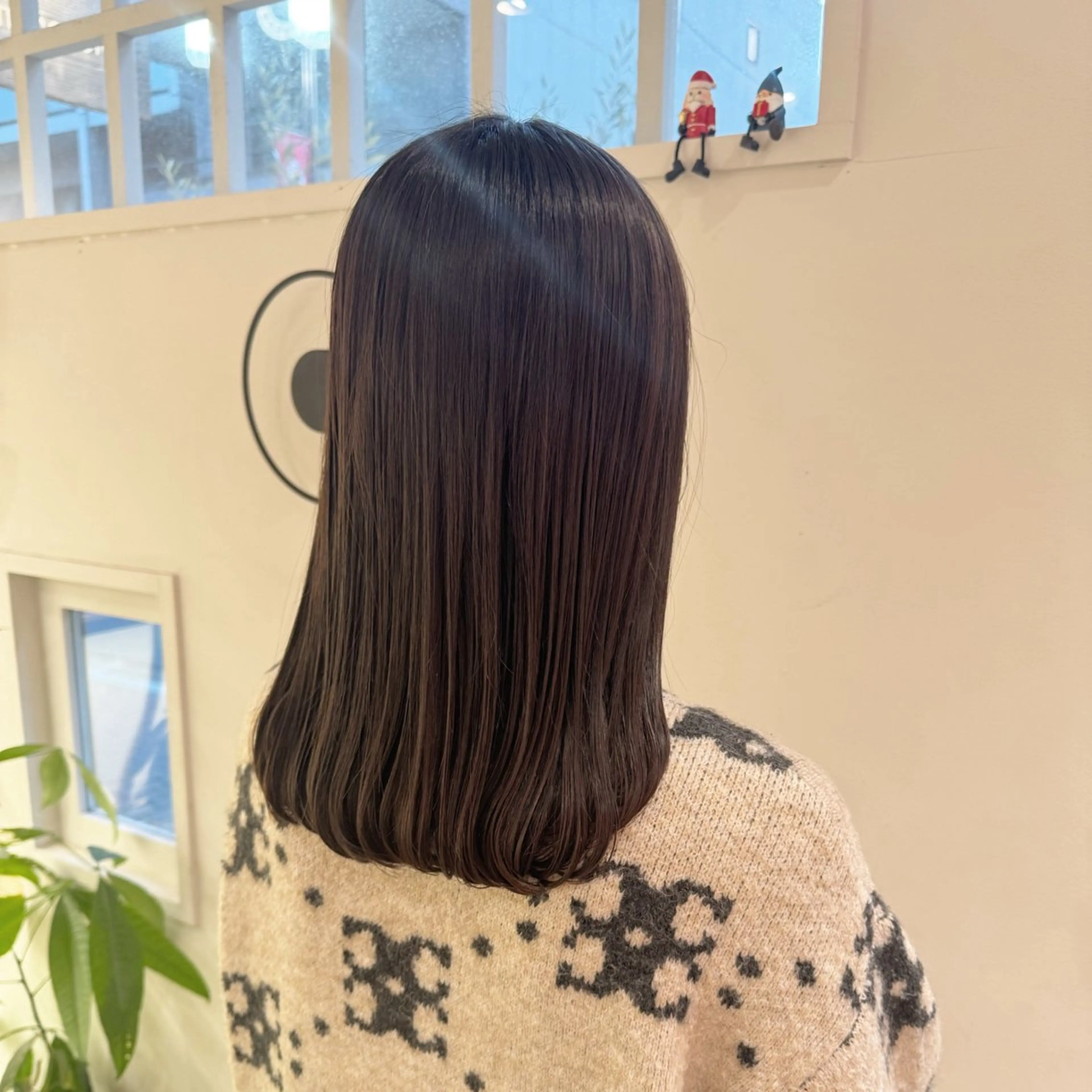 🪞カット+透明感カラー+超音波アイロン＆スチームトリートメント【9item】の写真