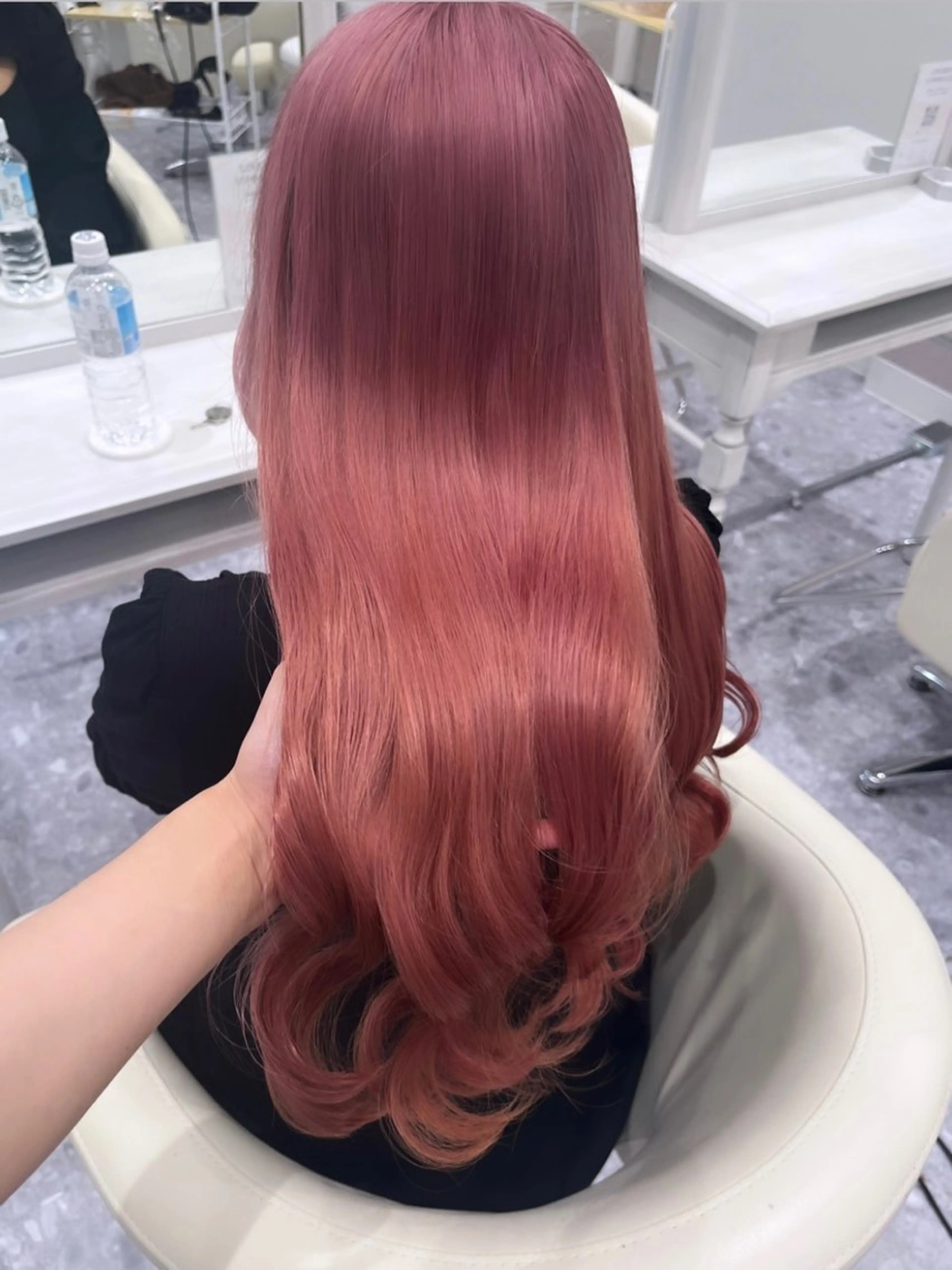 ロング トリートメント カット ヘアカラー トリートメント 河西 楓のヘアスタイル