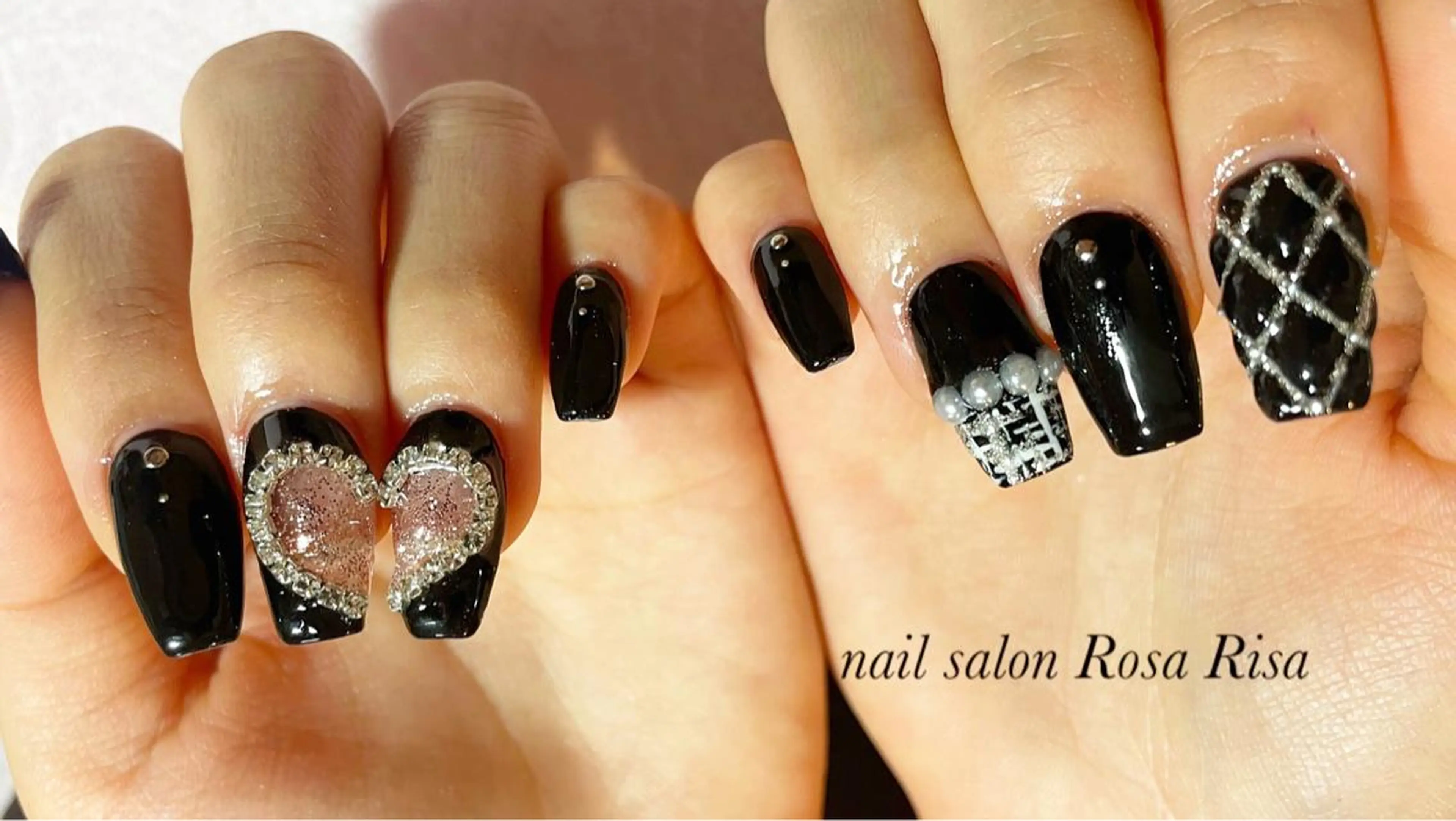 セミロング ネイル ネイルスタジオ シェイクユアハンズのネイルデザイン