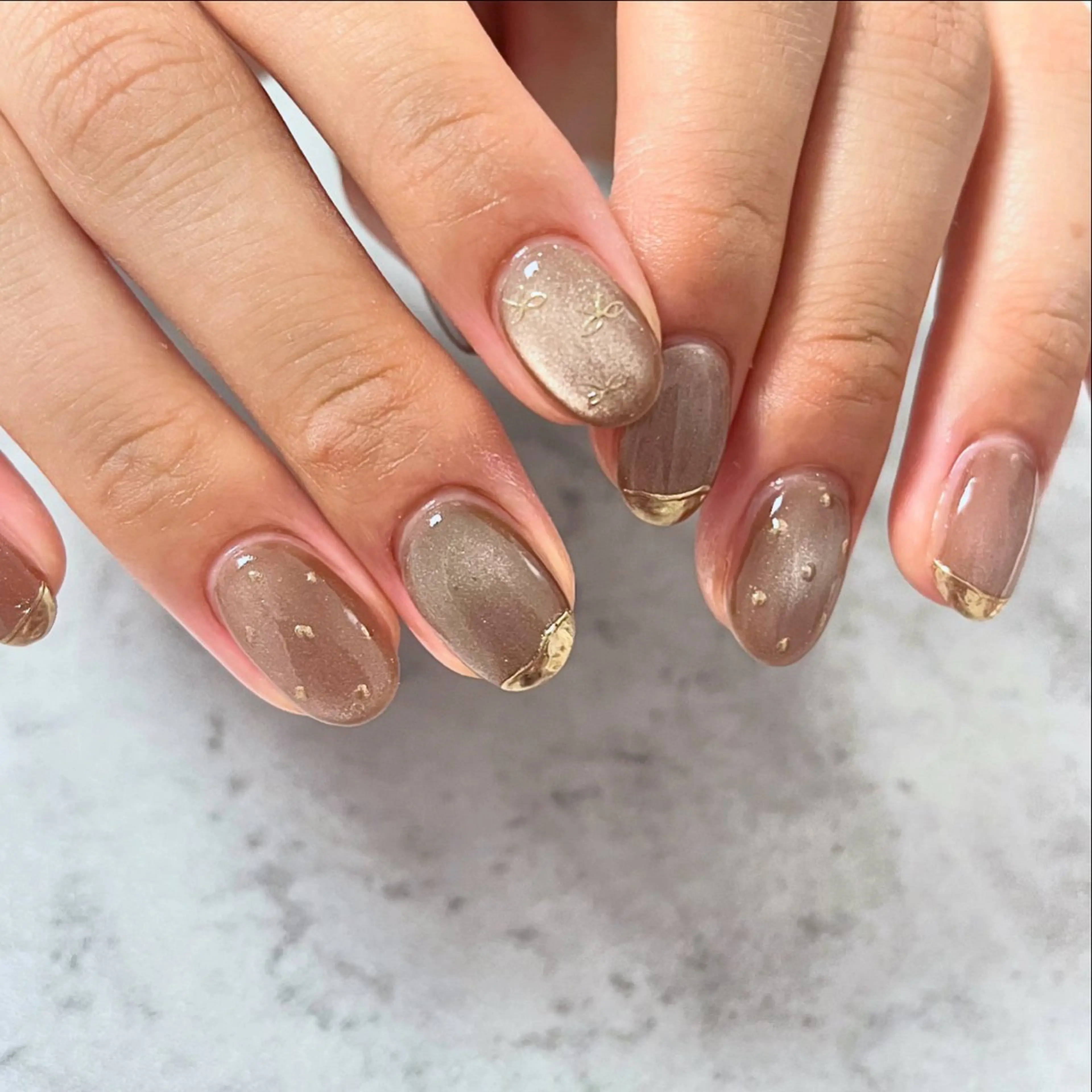 ネイル マグネットネイル Belle  âme Mioのネイルデザイン