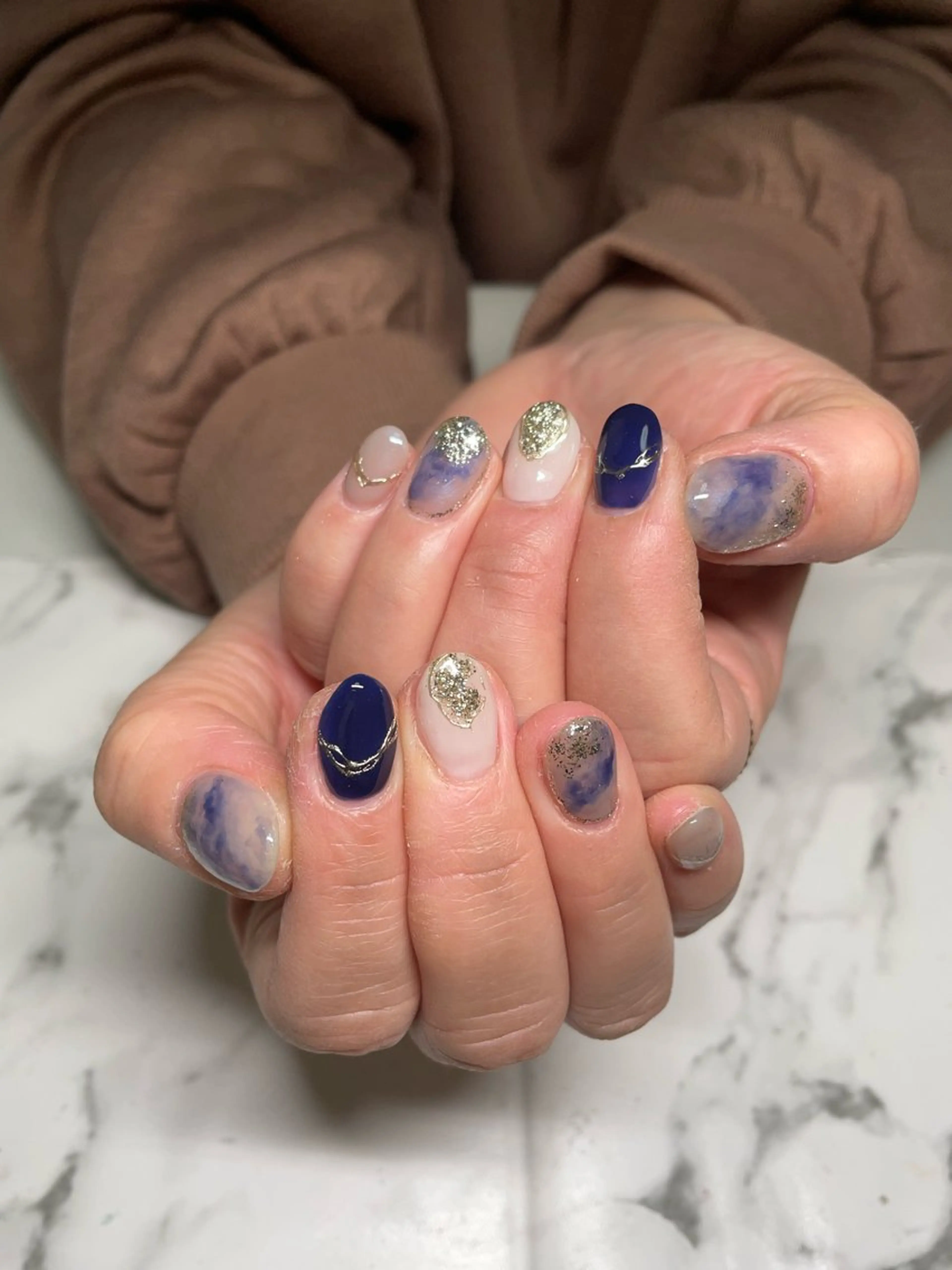 ネイル Mi-roomネイル 耳ツボジュエリーのネイルデザイン