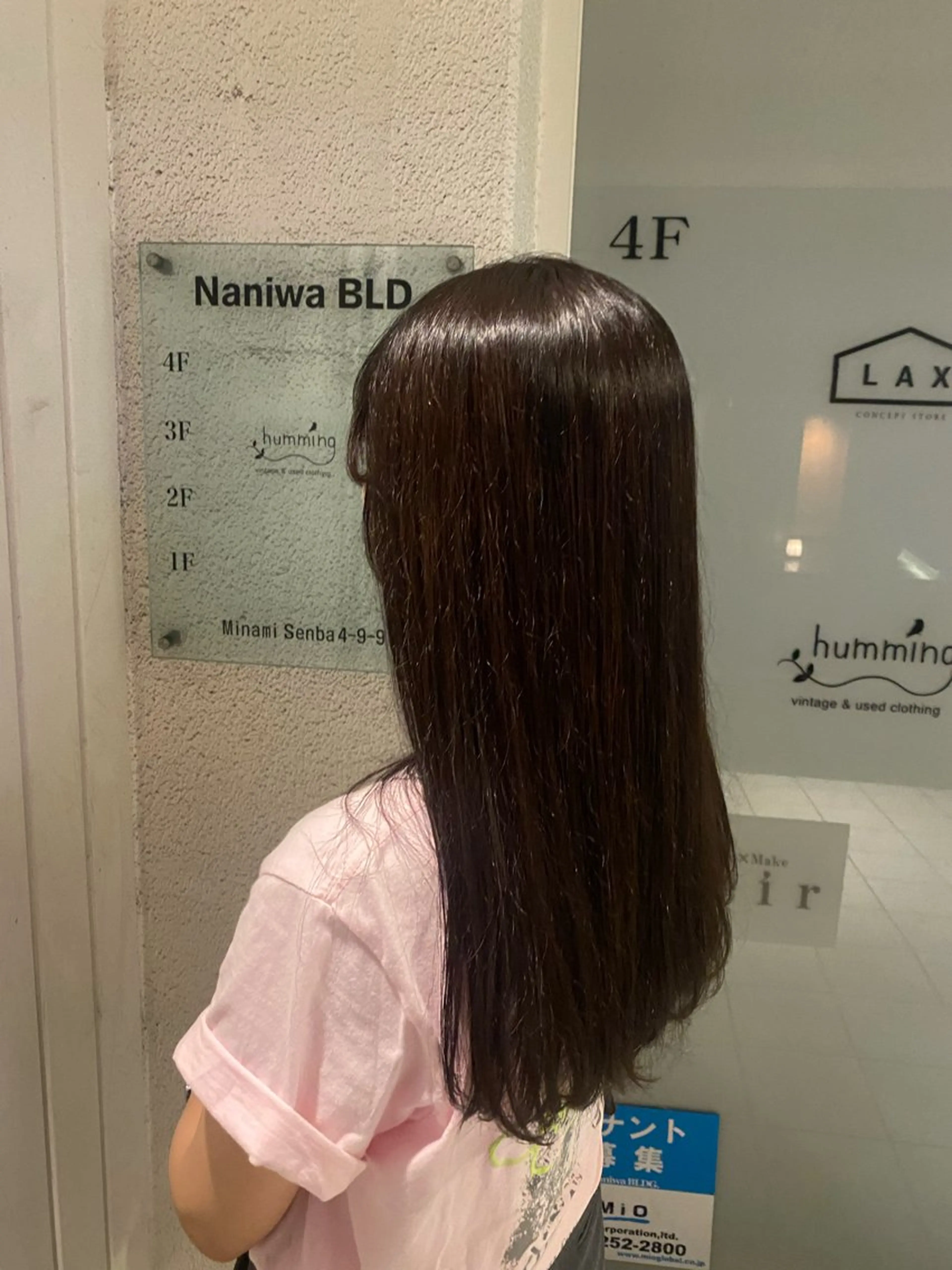 カラー ブラウンカラー カット ヘアカラー トリートメント レイヤー/ハイトーン ヒガシサヨのヘアスタイル