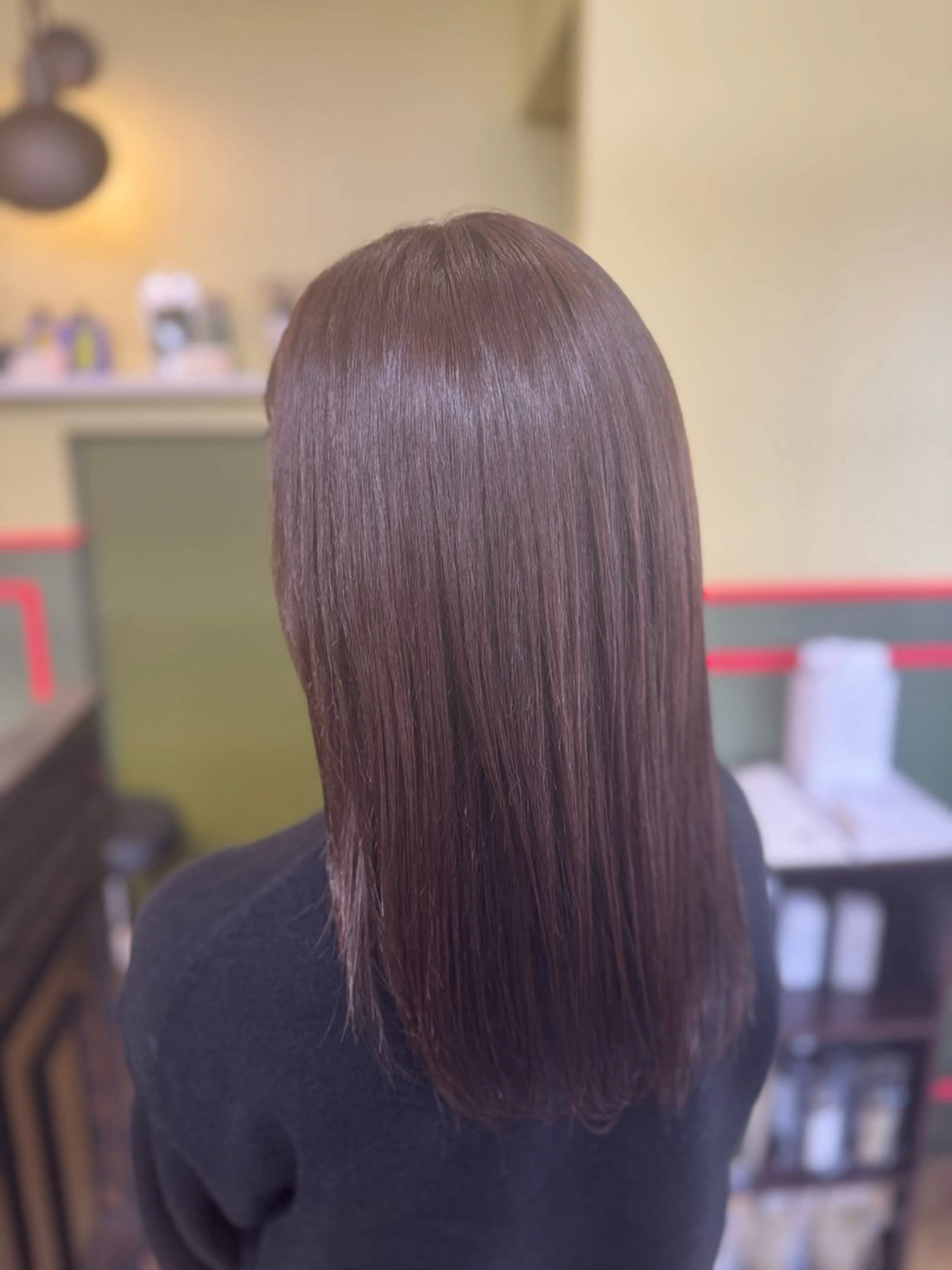 セミロング カラー ヘアカラー ヘッドスパ cureK所属・米倉 麻衣のヘアスタイル