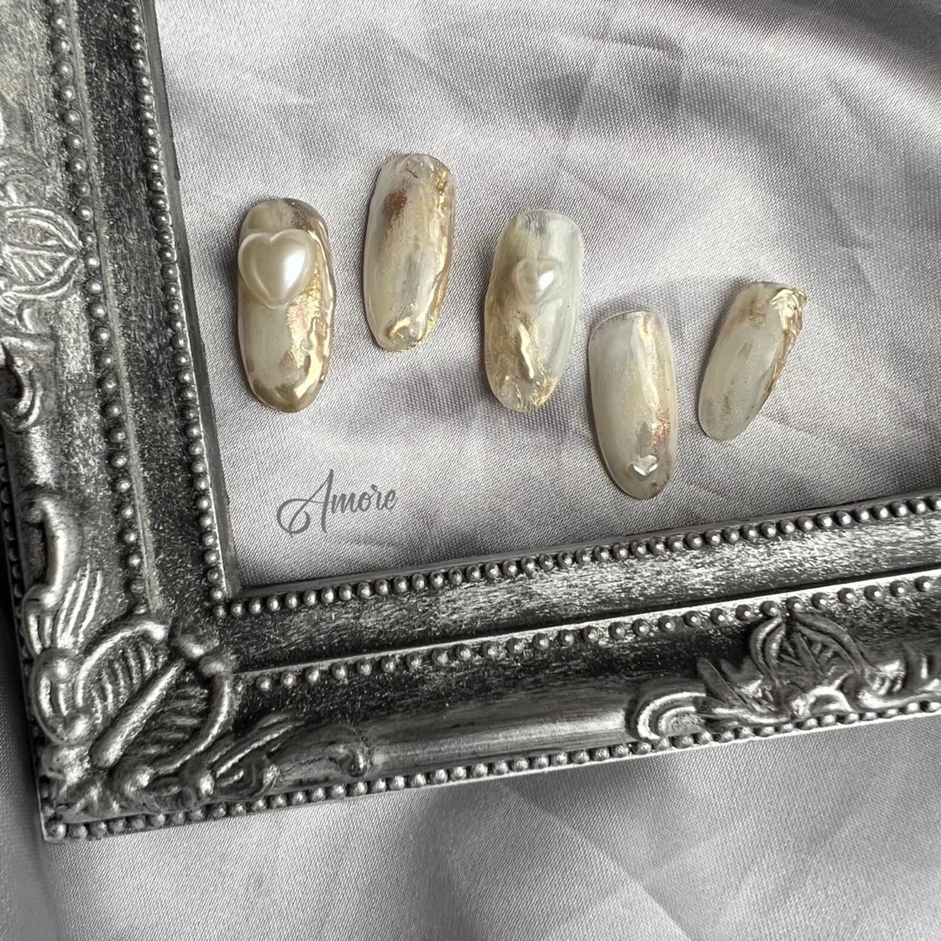 ネイル ジェルネイル 韓国ネイル ミラーネイル オフィスネイル パラジェル You kyehwaのネイルデザイン