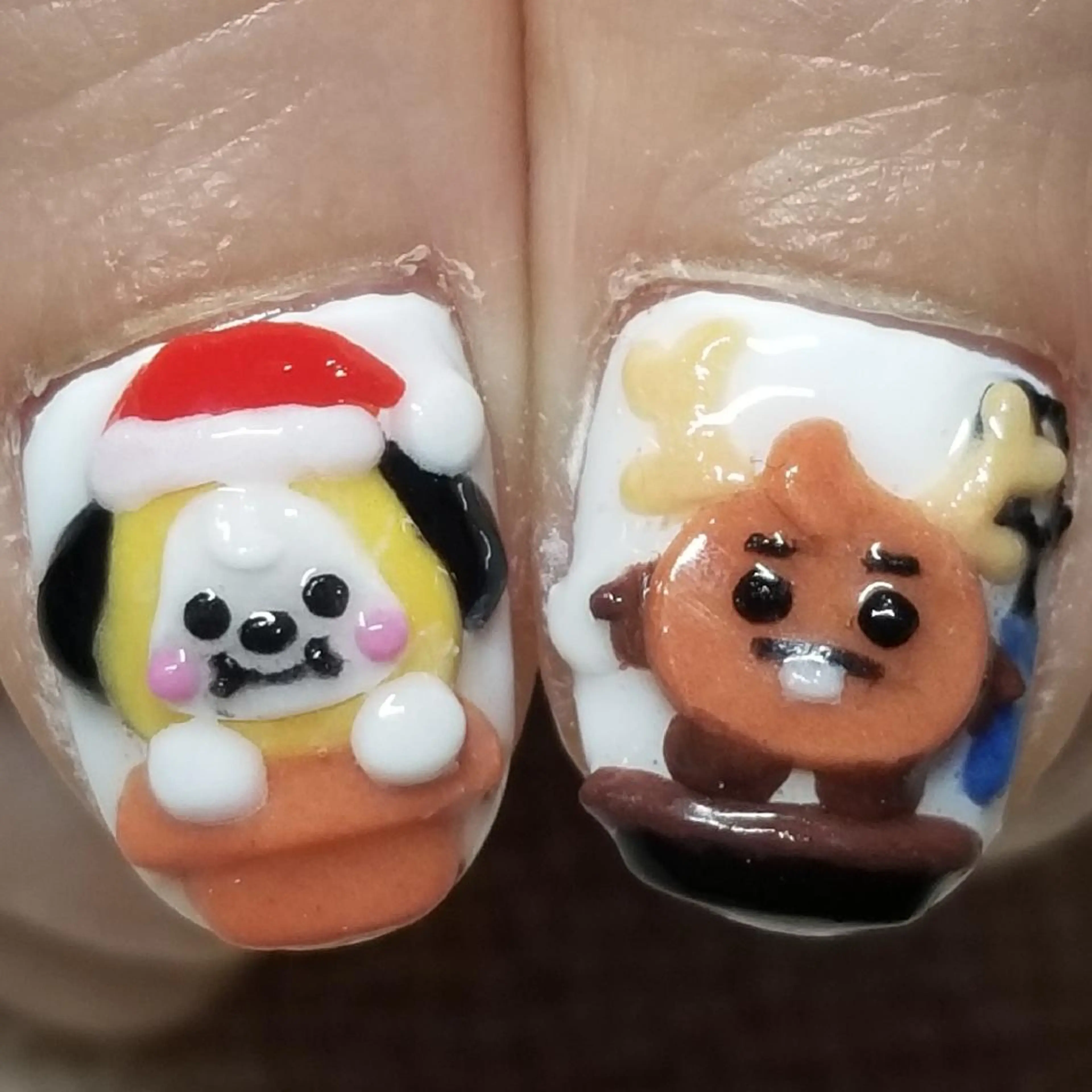 ネイル 冬ネイル クリスマス ハンドネイル よしだ ひろきのネイルデザイン