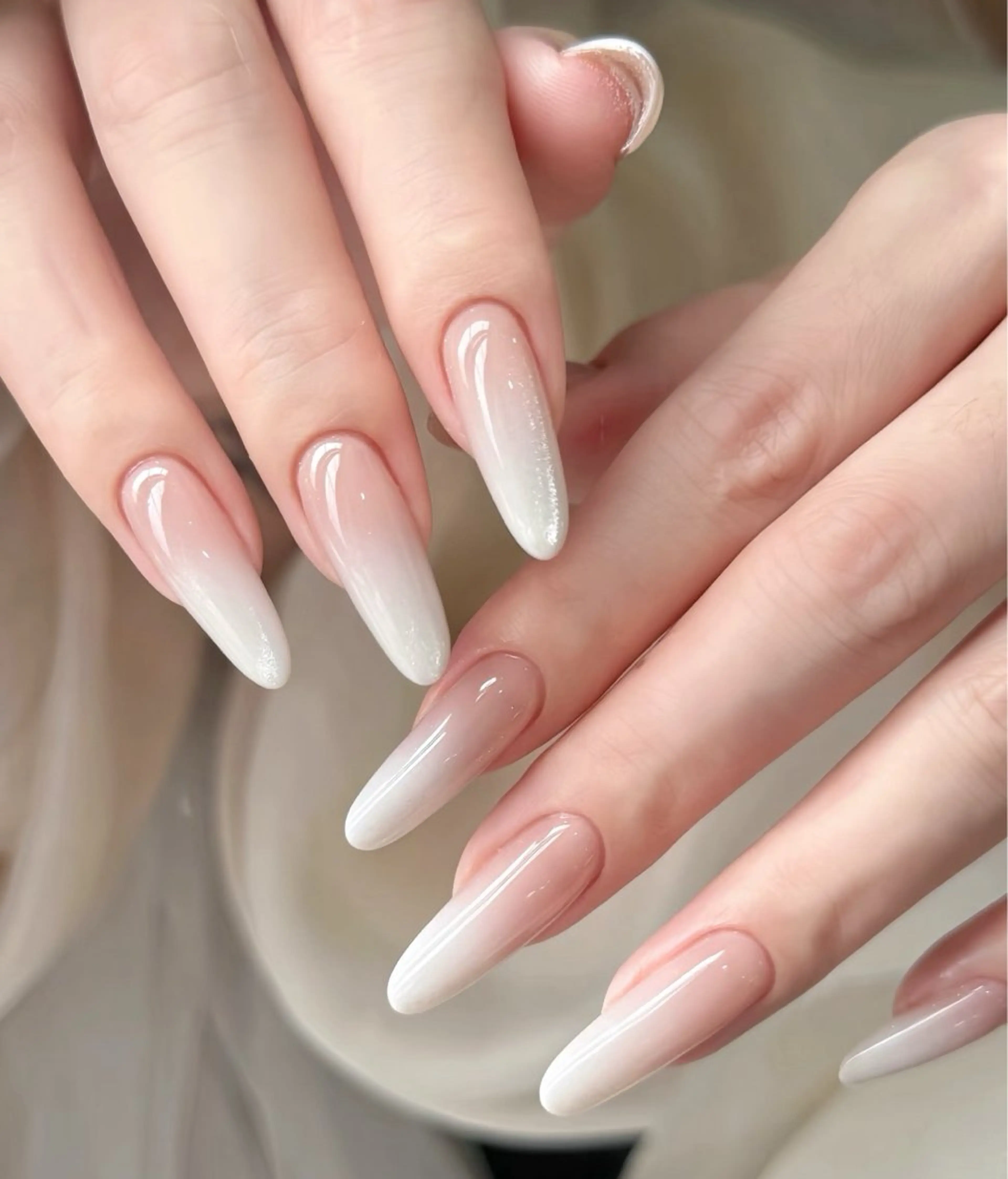 ネイル オーロラネイル フラワーネイル フットネイル フレンチネイル ジェルネイル ハンドネイル 長さだし専門 ありさのネイルデザイン