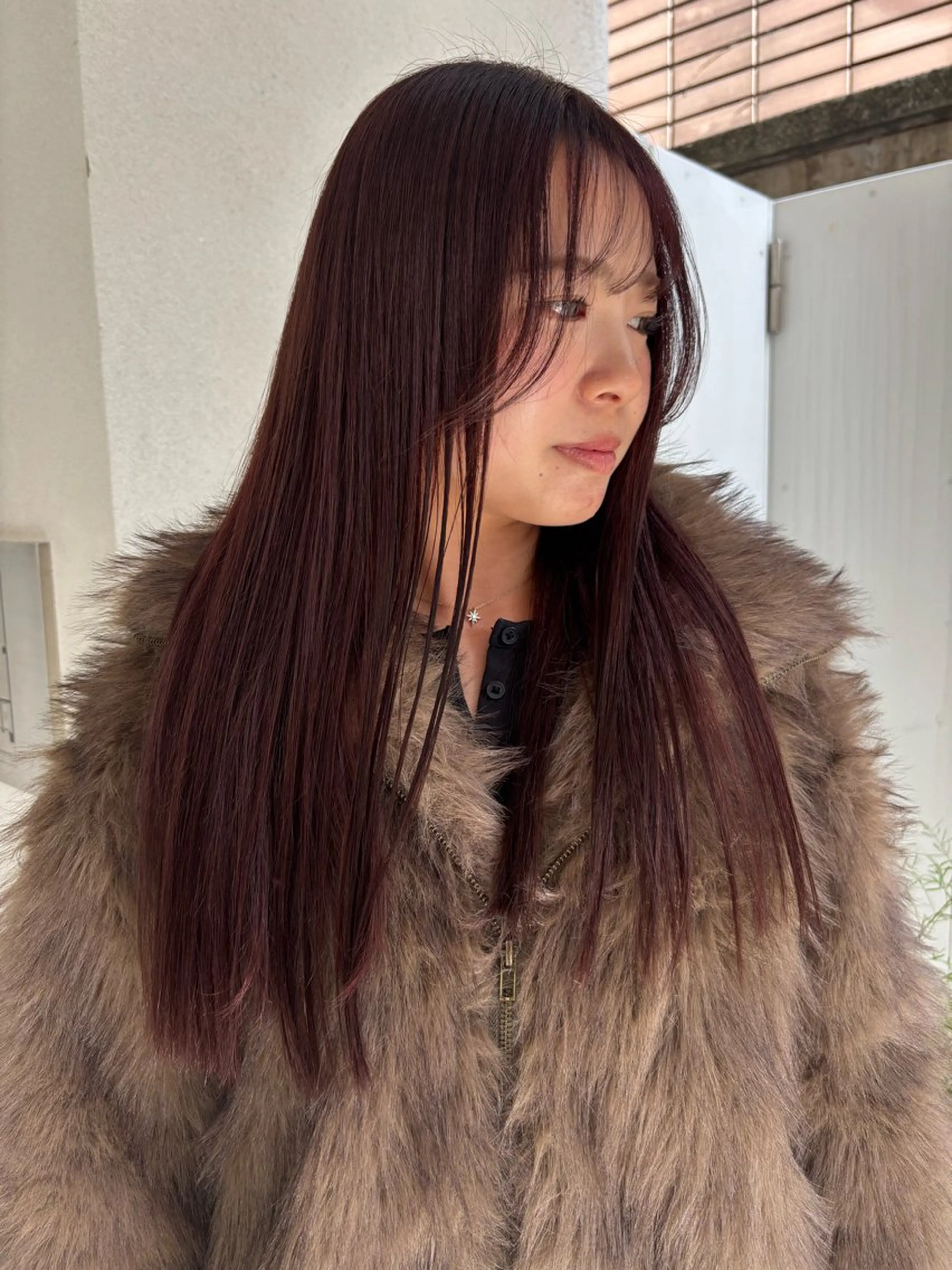 セミロング カラー ヘアカラー トリートメント ヘアセット レイヤーボブ🎵 ハイトーン/りりのヘアスタイル