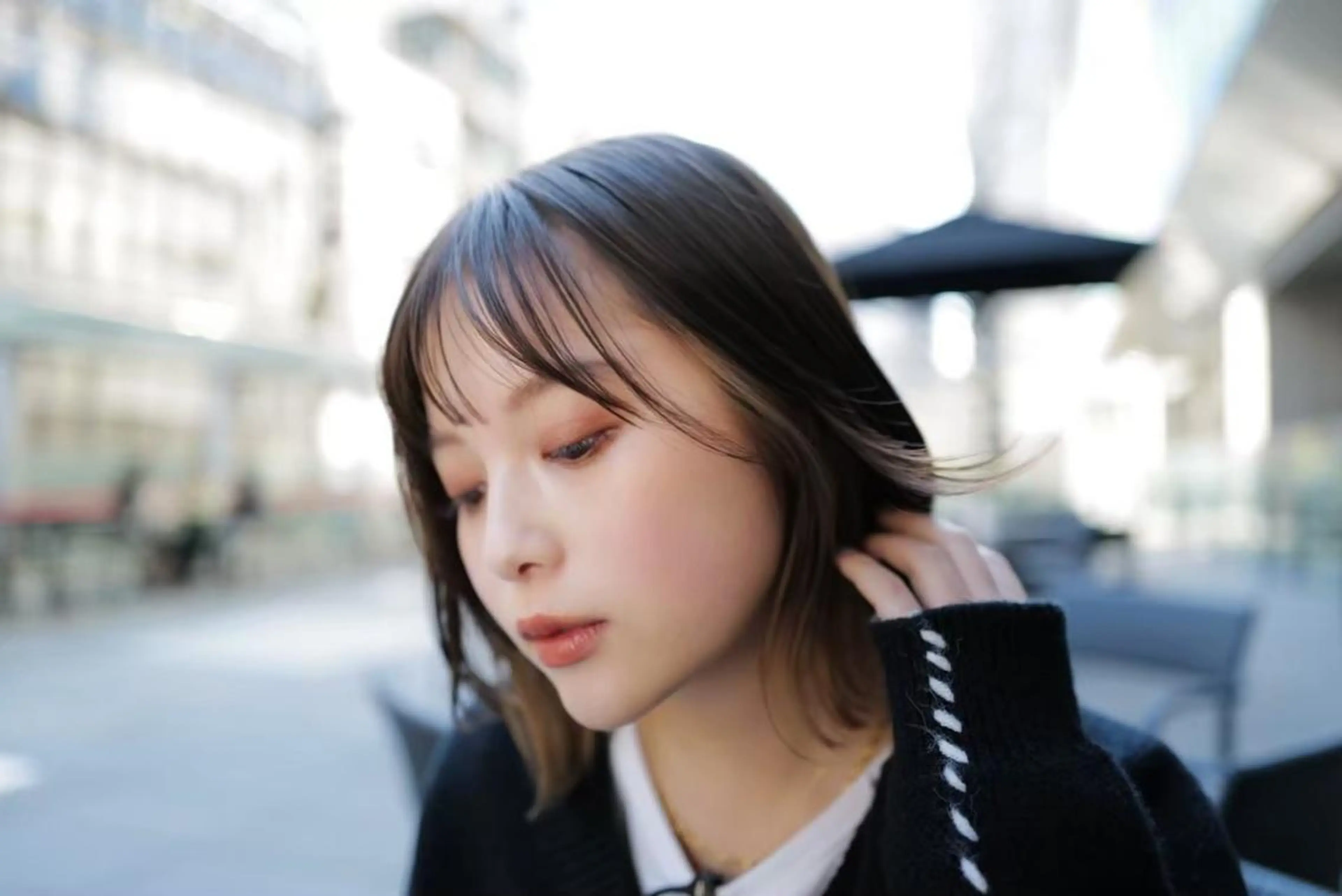 ショート カラー カット ヘアカラー 本通り/透明感カラー 髪質改善/ボブ/祐樹のヘアスタイル