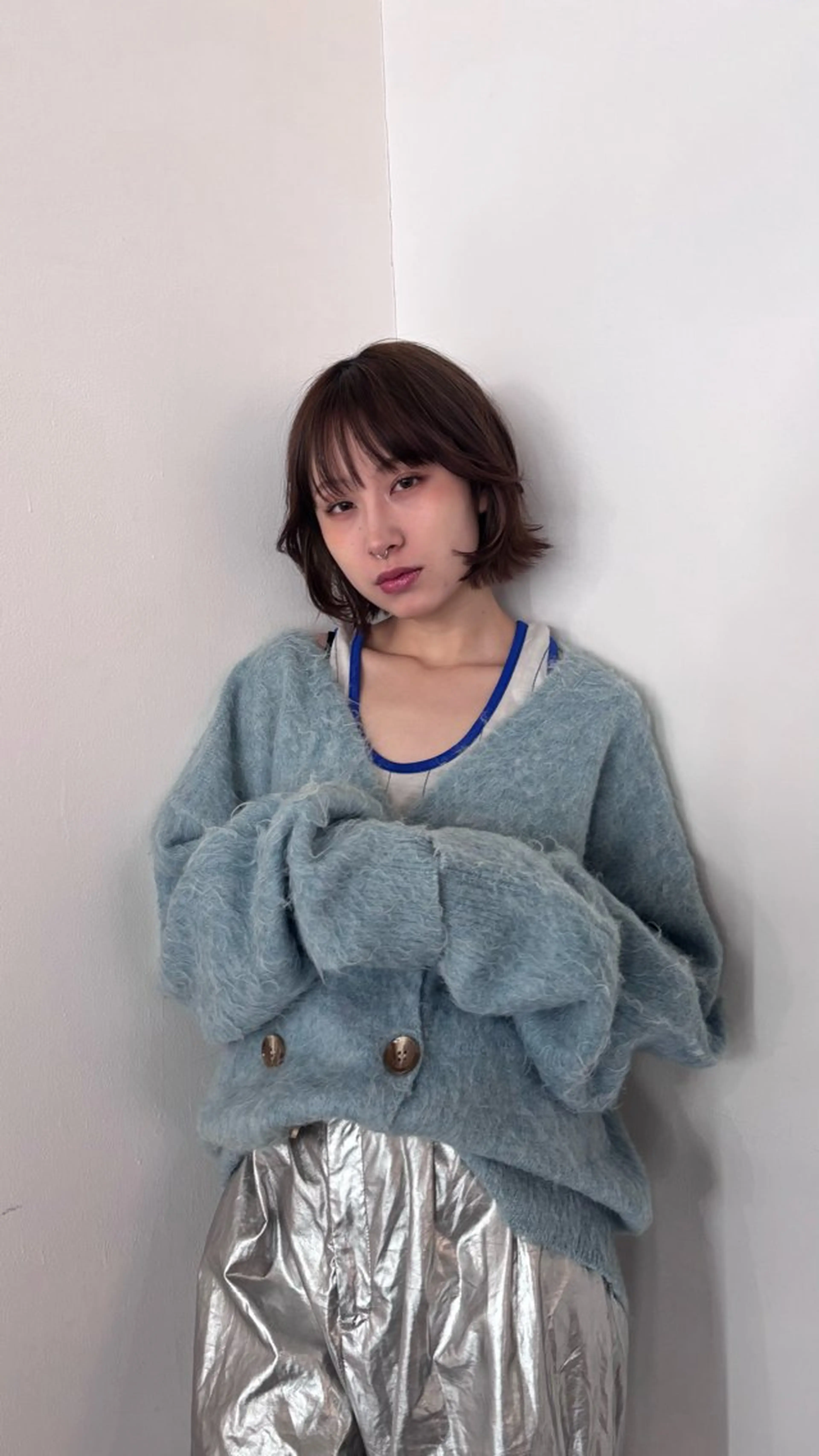 ミディアム yukie/ ブリーチカラーのヘアスタイル