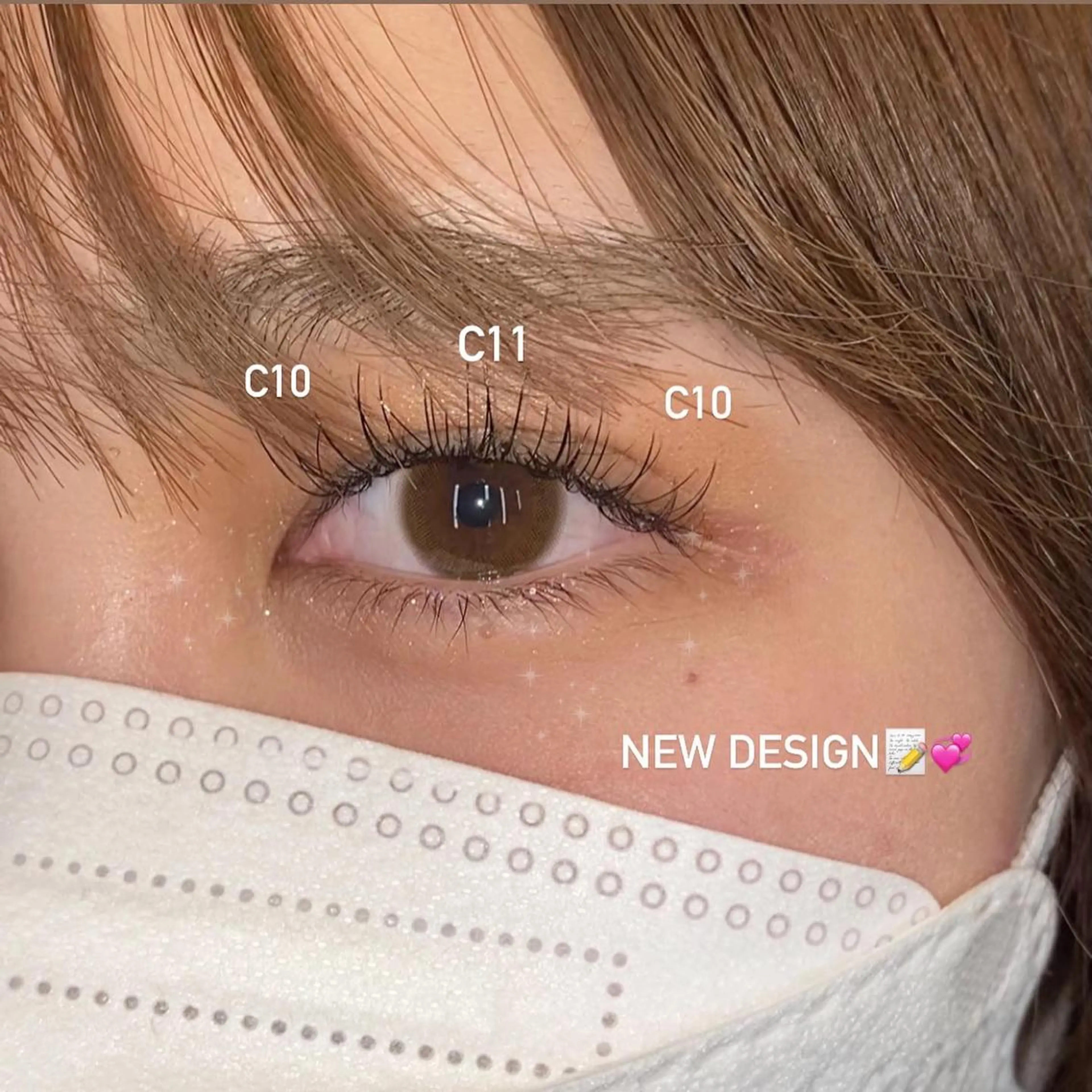 マツエク・マツパ カラーマツエク 韓国風マツエク PLATINUM   DOLL【プラチナムドール】所属・ひろこ eyelist🎀のマツエク・マツパデザイン