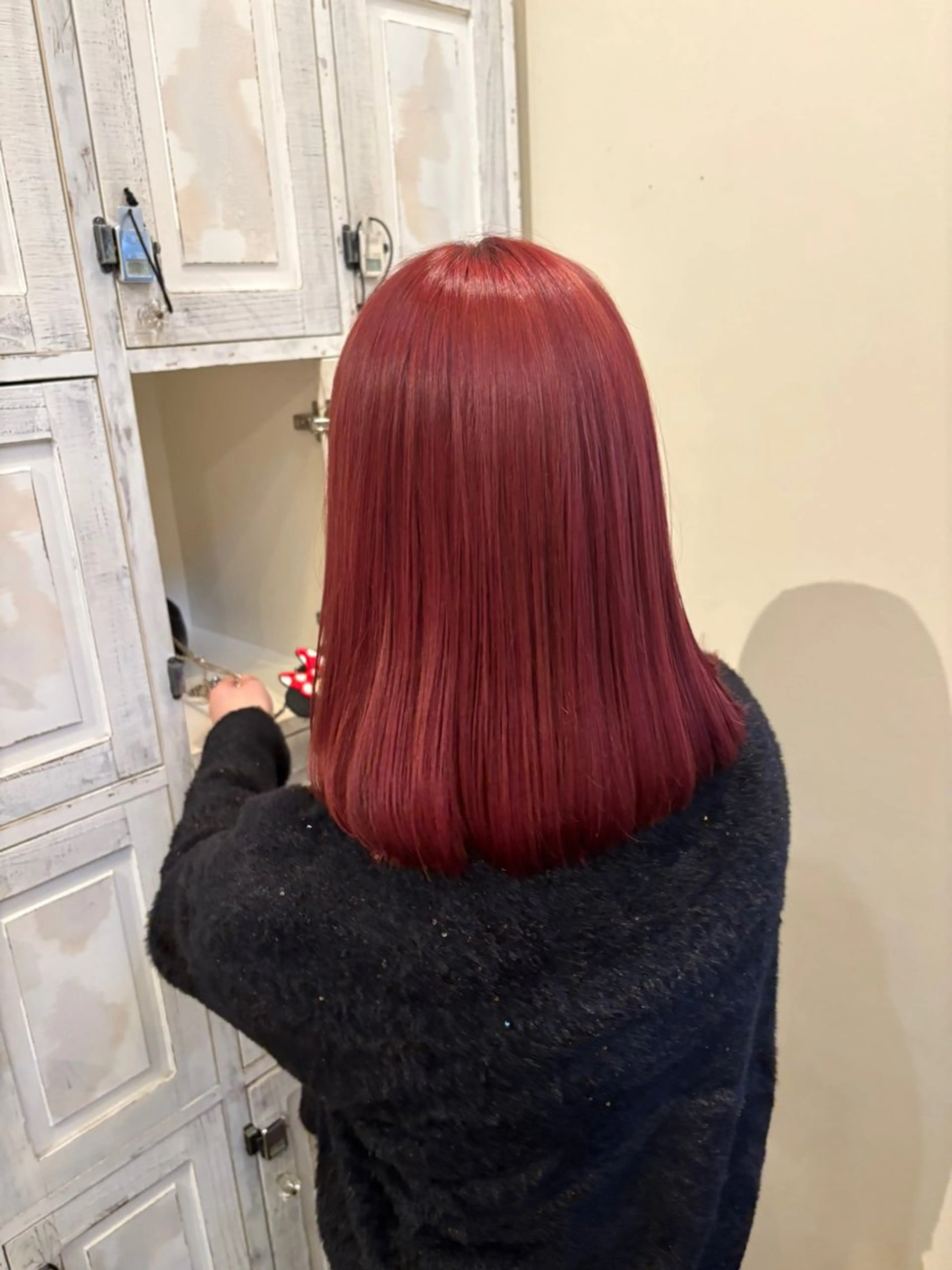 ミディアム カラー ルプラボウ/中村潤菜 /ボブヘアのヘアスタイル