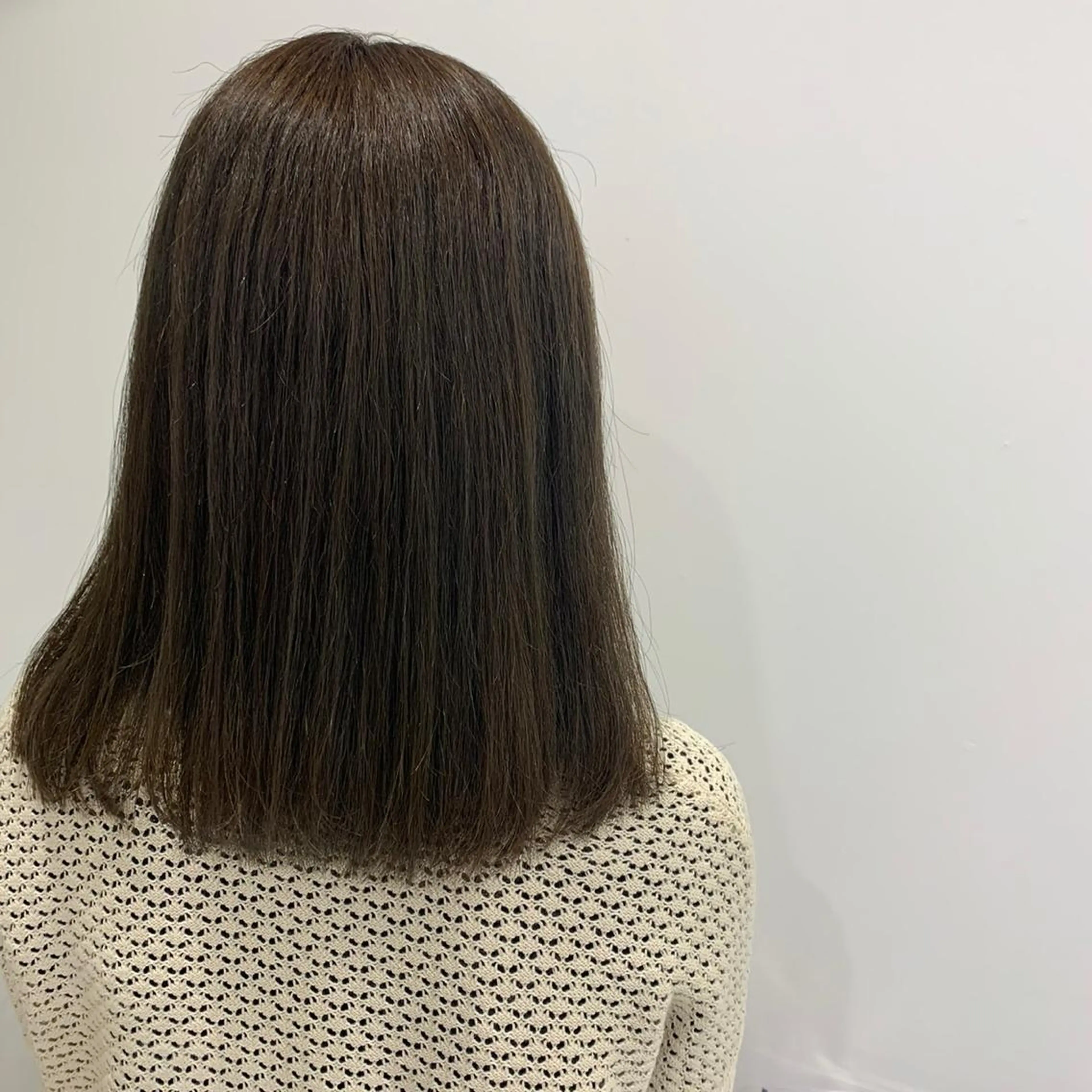 ミディアム カラー ベージュカラー カット 縮毛矯正 大田吏晃❤️‍🔥 美髪特化のヘアスタイル