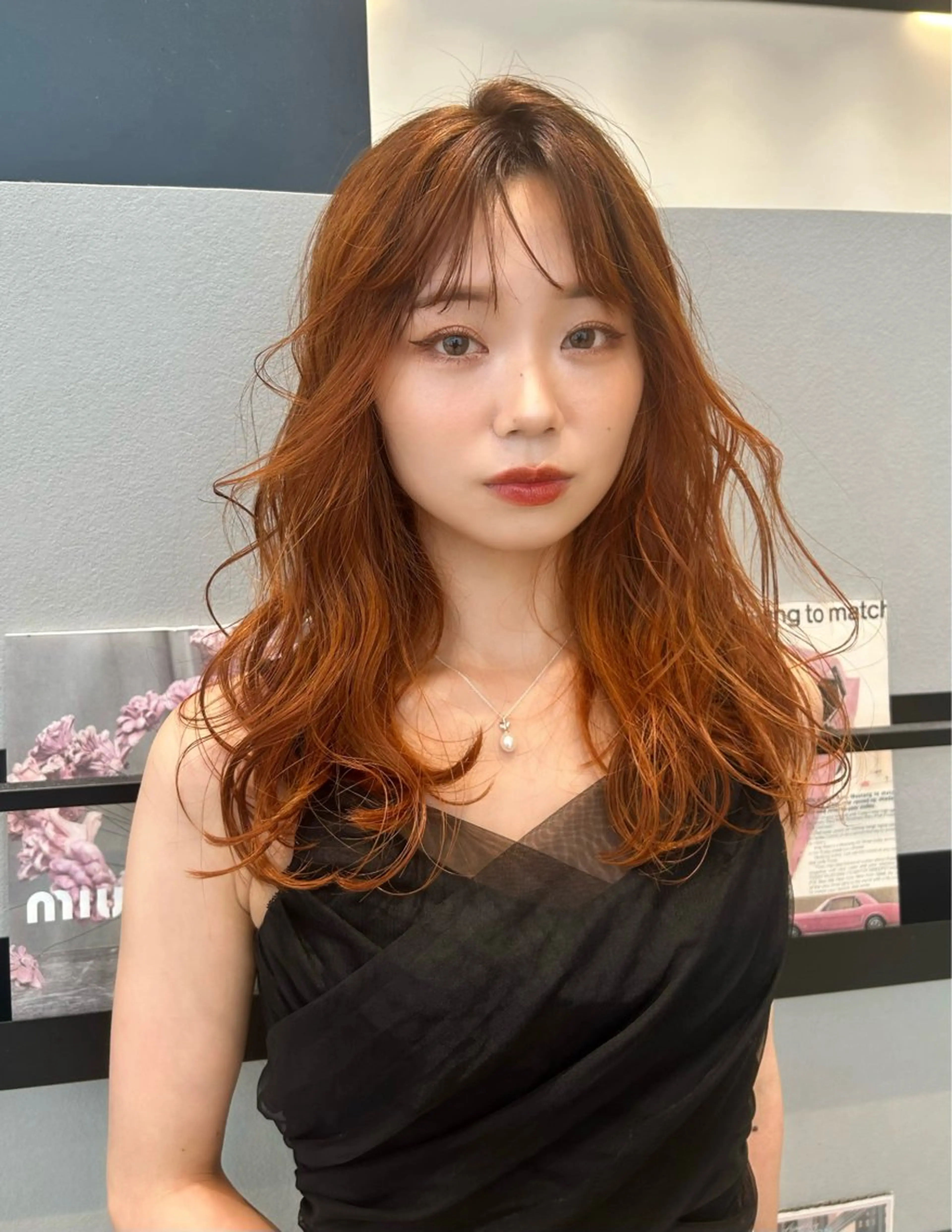 ロング k-twoあべのキューズモール店所属・k-two☁あべの/ 艶感カラー/Touaのヘアスタイル