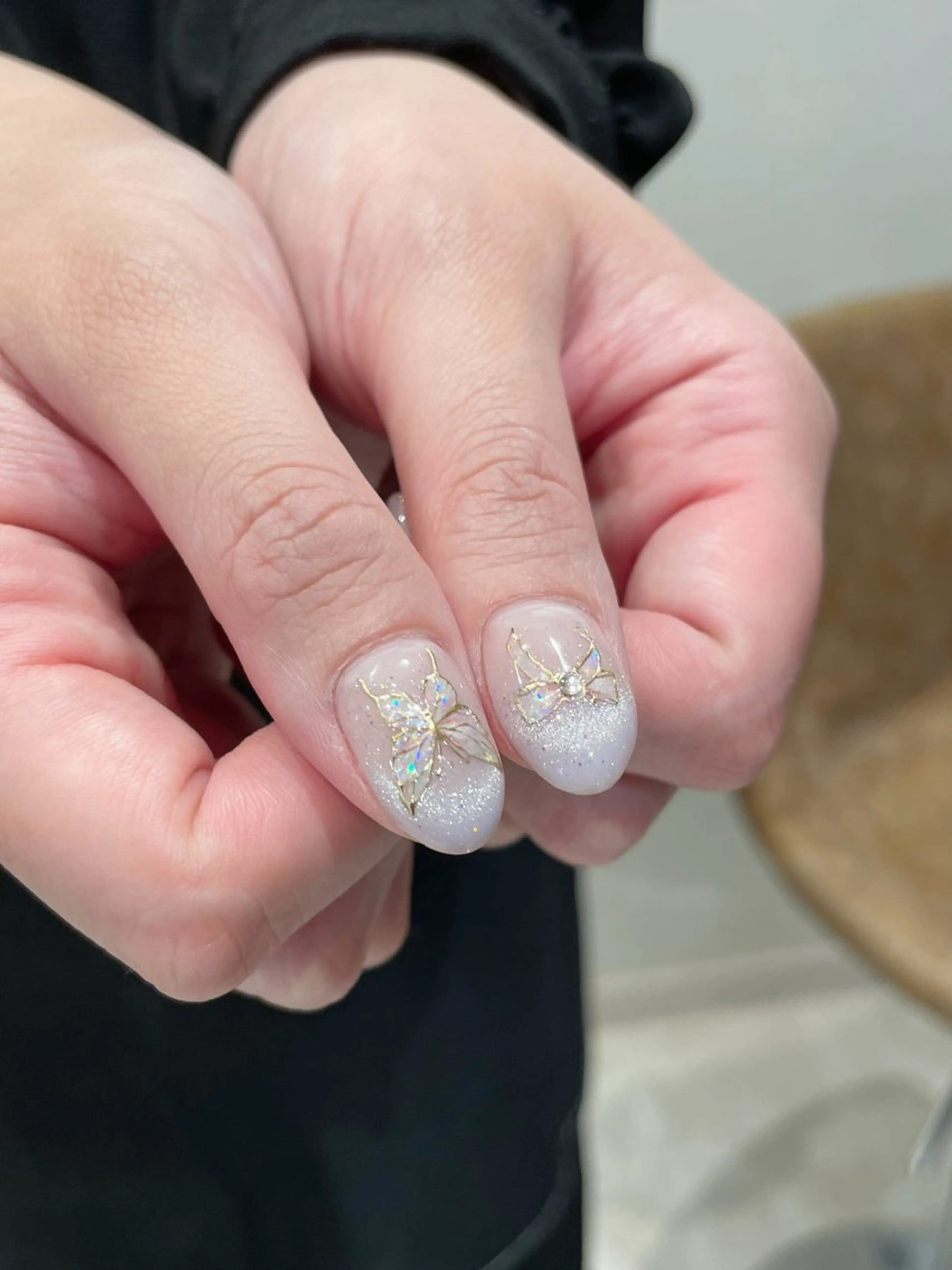 ネイル リボン ハンドネイル Ricnail☾ ayanoのネイルデザイン