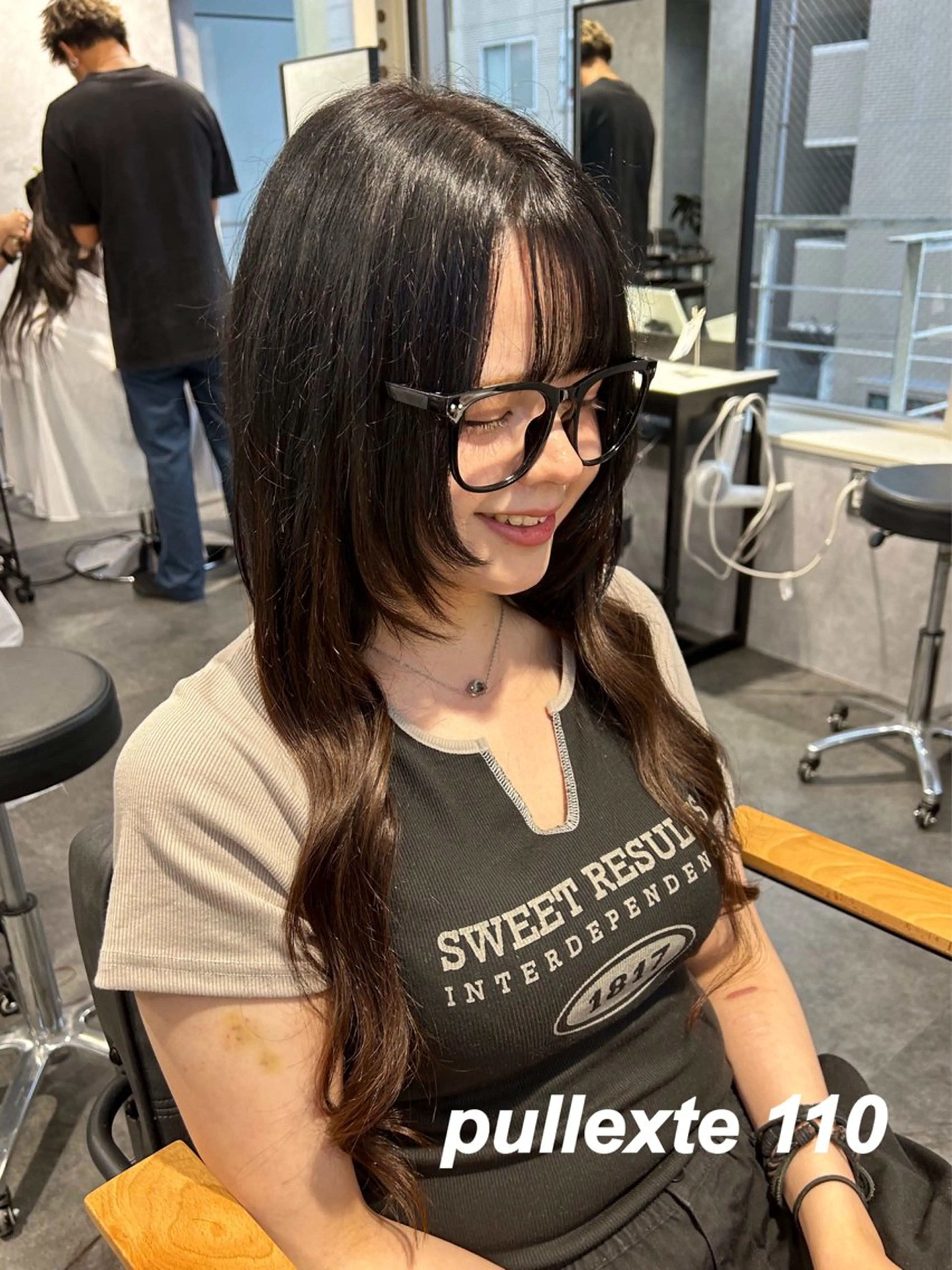 ロング カラー ショートボブ プルエクステ ボブ エクステ ロング ヘアカラー エクステ プルエクステ/インナ ーカラー🦊はるなのヘアスタイル