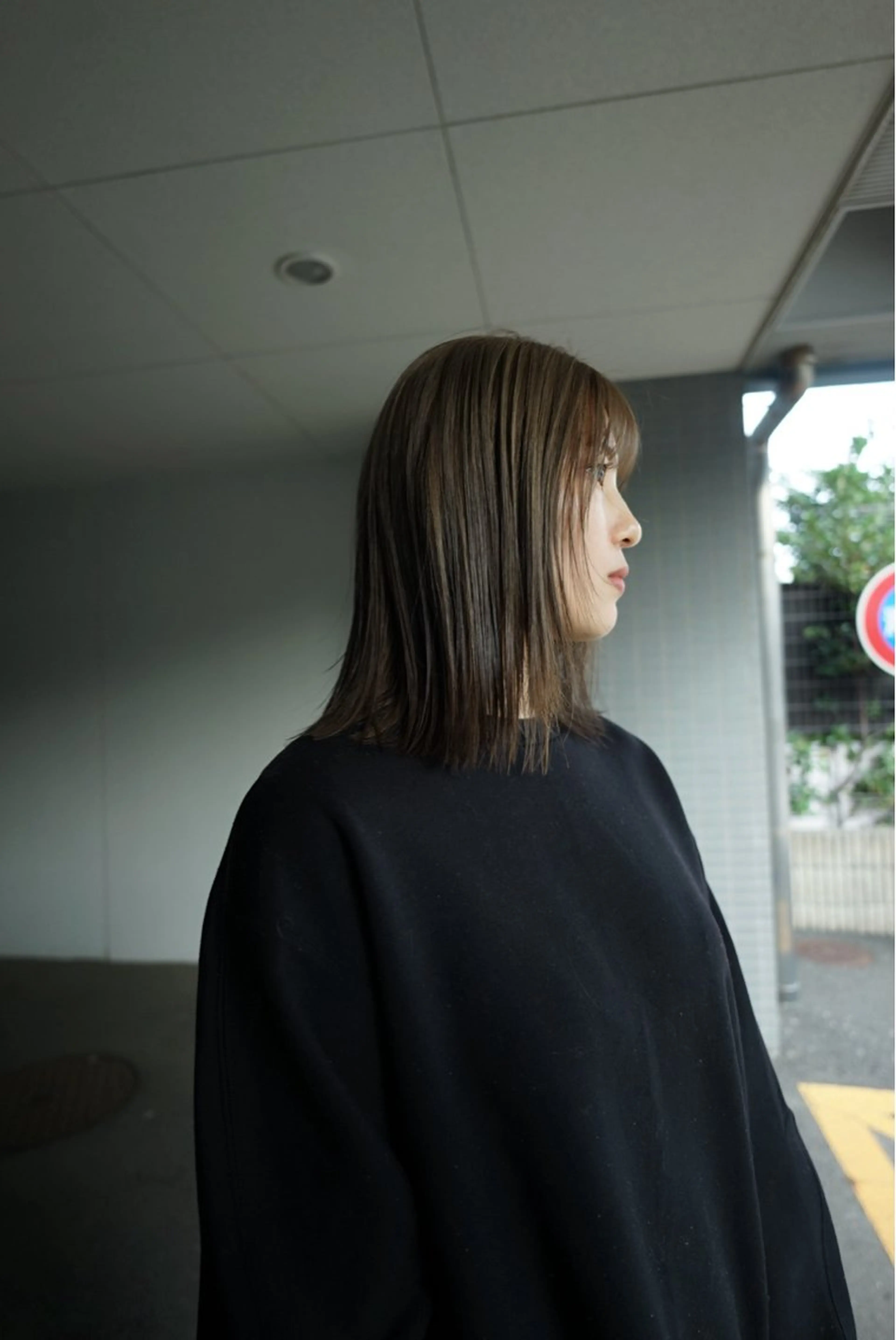 ミディアム カラー ケアカラー 産休中です 艶カラー♡オカのヘアスタイル