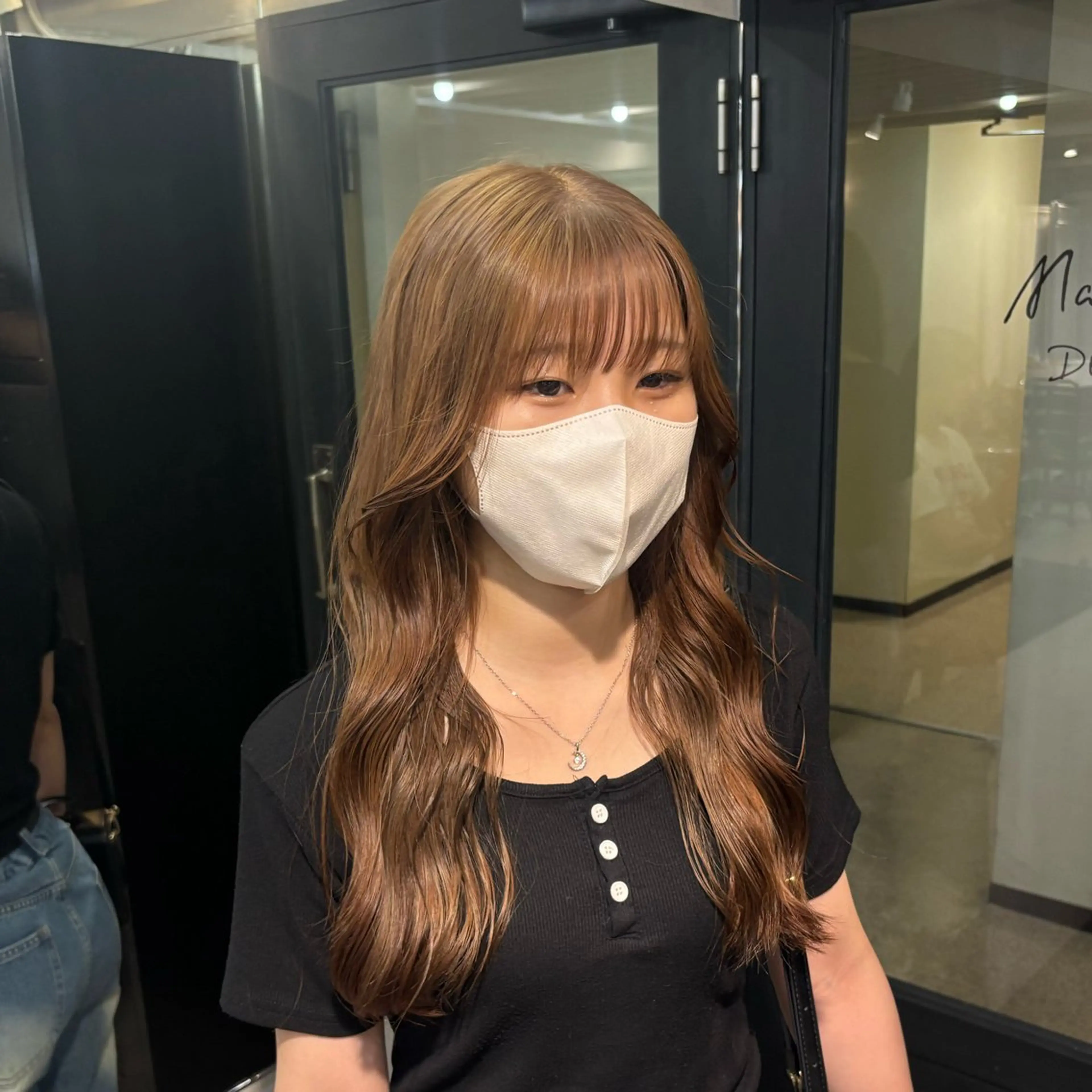 ロング カラー ヘアアレンジ ヘアカラー トリートメント 🎀暖色/ベージュ× ハイトーン💫りののヘアスタイル