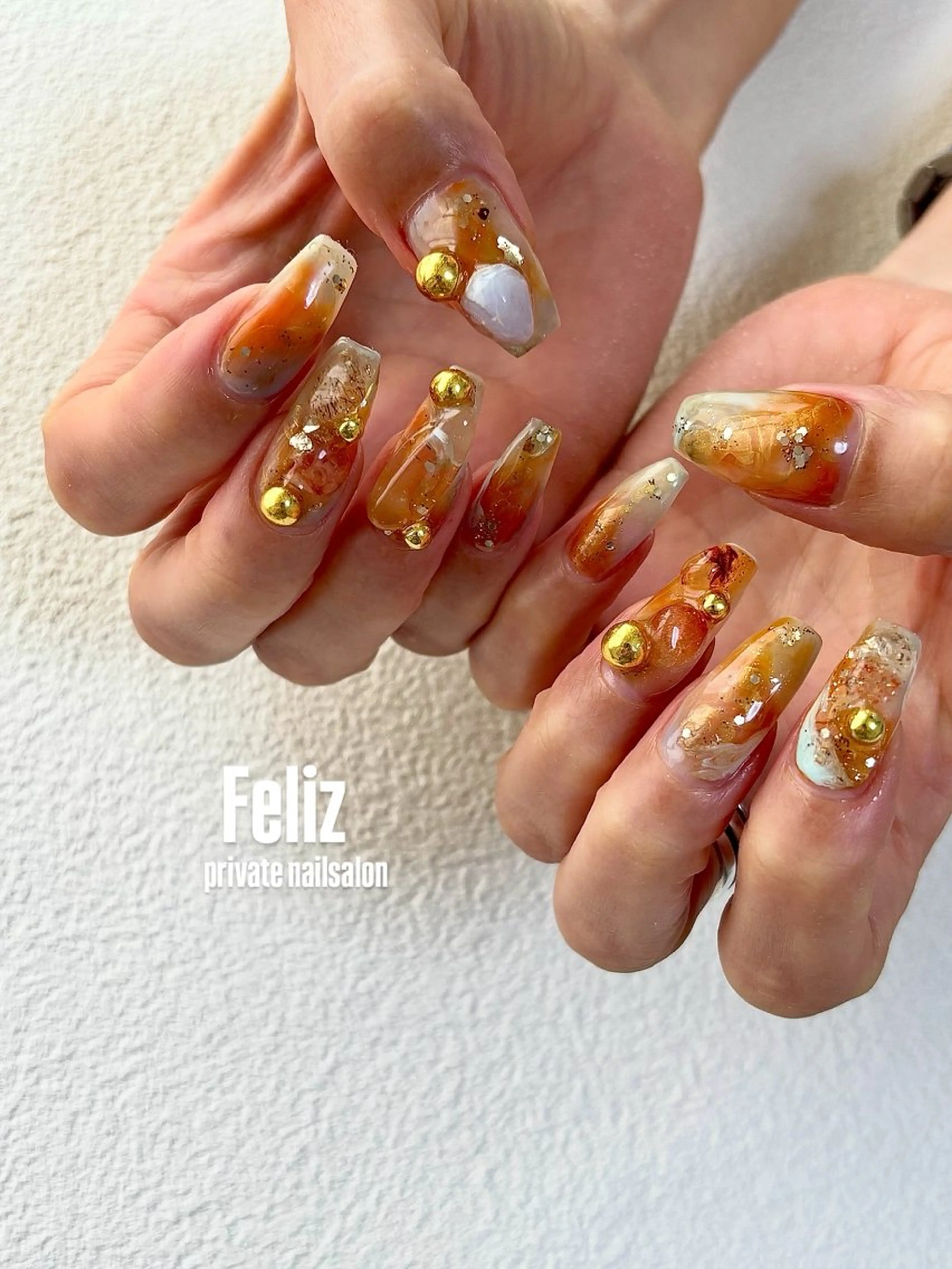 ネイル ハンドネイル ハンドケア Feliz所属・Feliz 楽しいネイルサロンのネイルデザイン