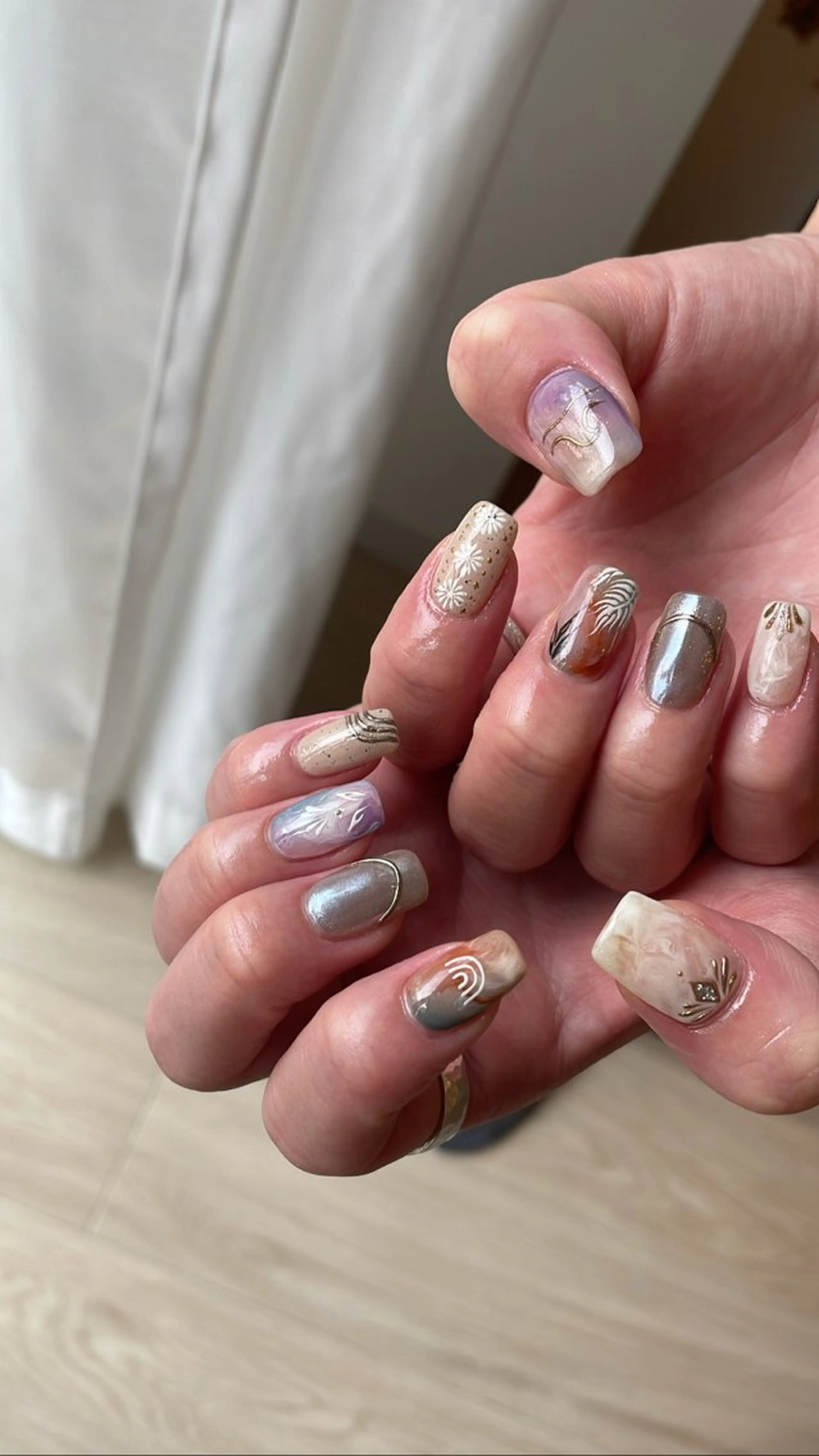 ネイル ハンドネイル revia所属・ERI Nailistのネイルデザイン