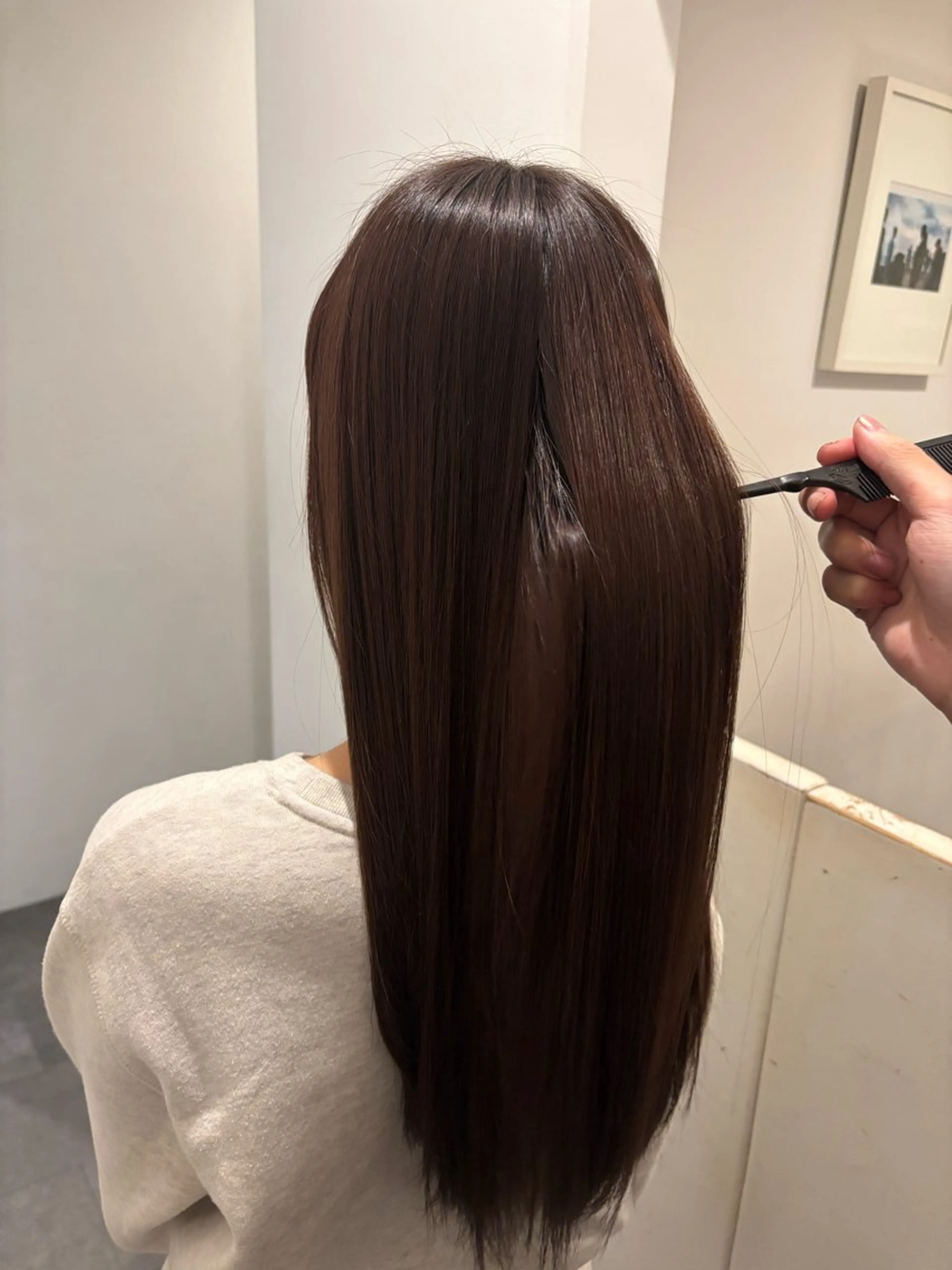 ロング 髪質改善 トリートメント DECO所属・⠀ 萌のヘアスタイル