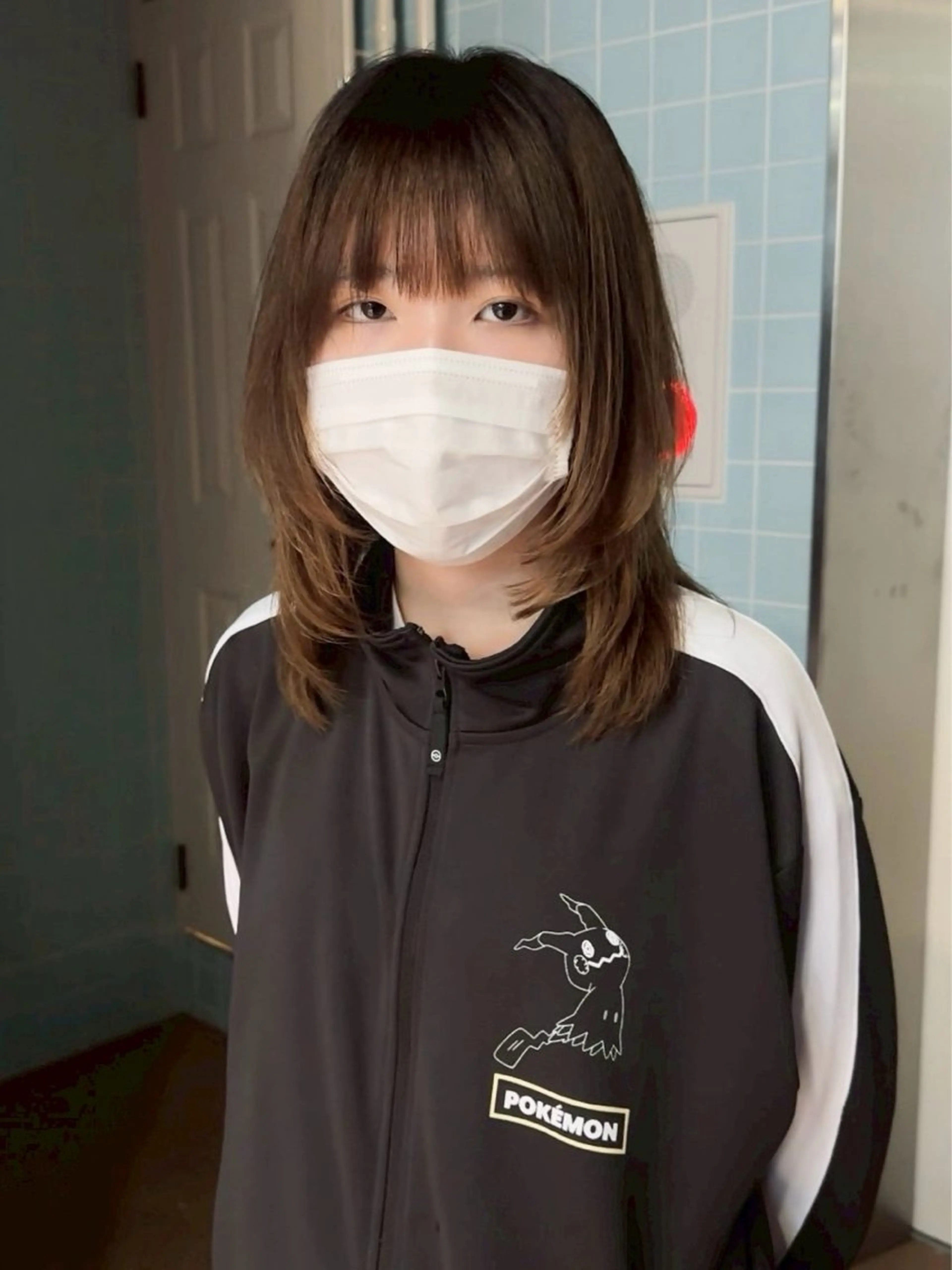 ミディアム 顔まわりレイヤー ハッシュカット レイヤーカット ウルフカット カット ウルフ/レイヤー/ 渋谷🔮Yudaiのヘアスタイル