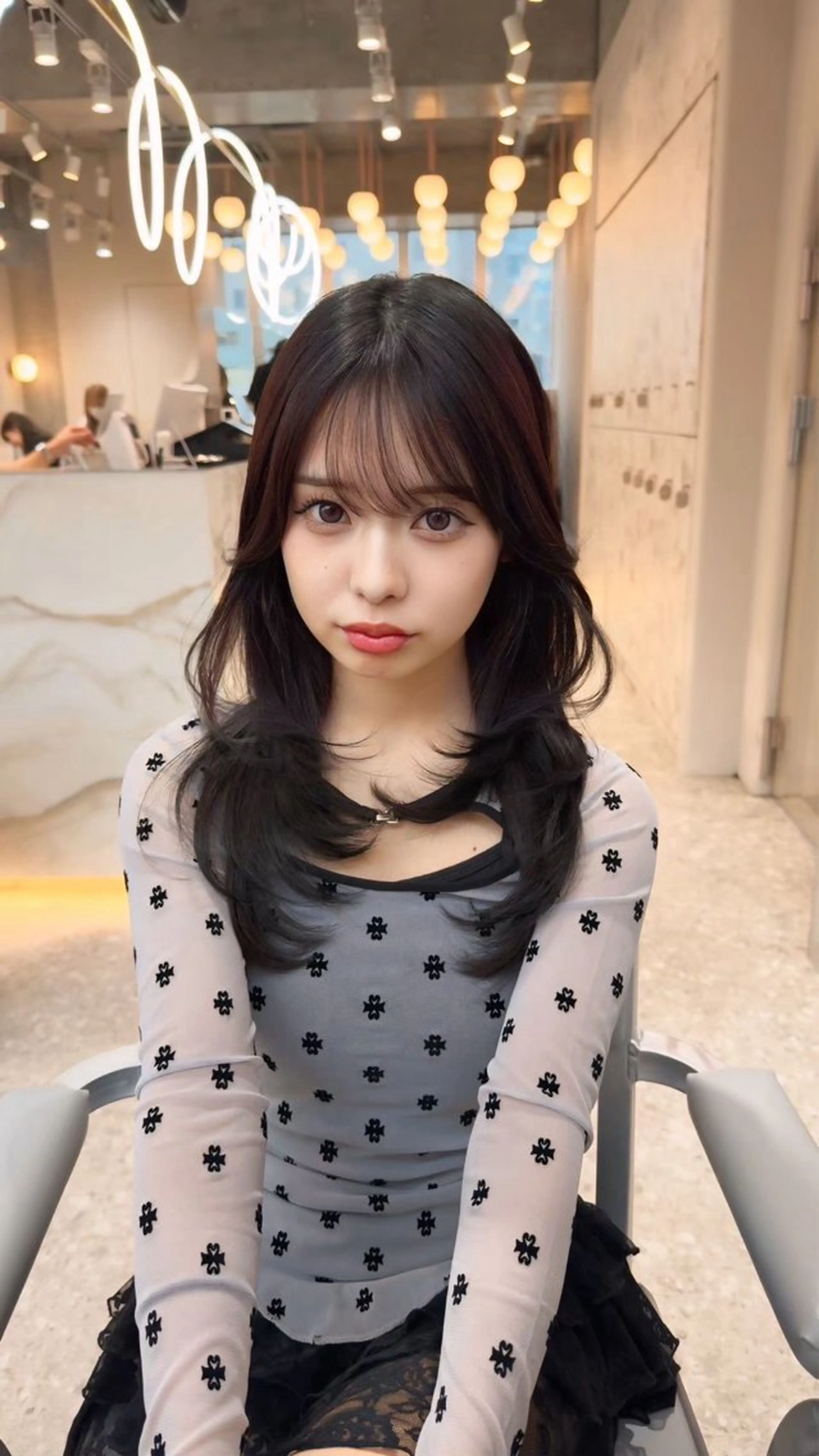 セミロング カラー カット ヘアカラー トリートメント 新宿/髪質改善/ボブ 韓国レイヤー大重聖斗のヘアスタイル