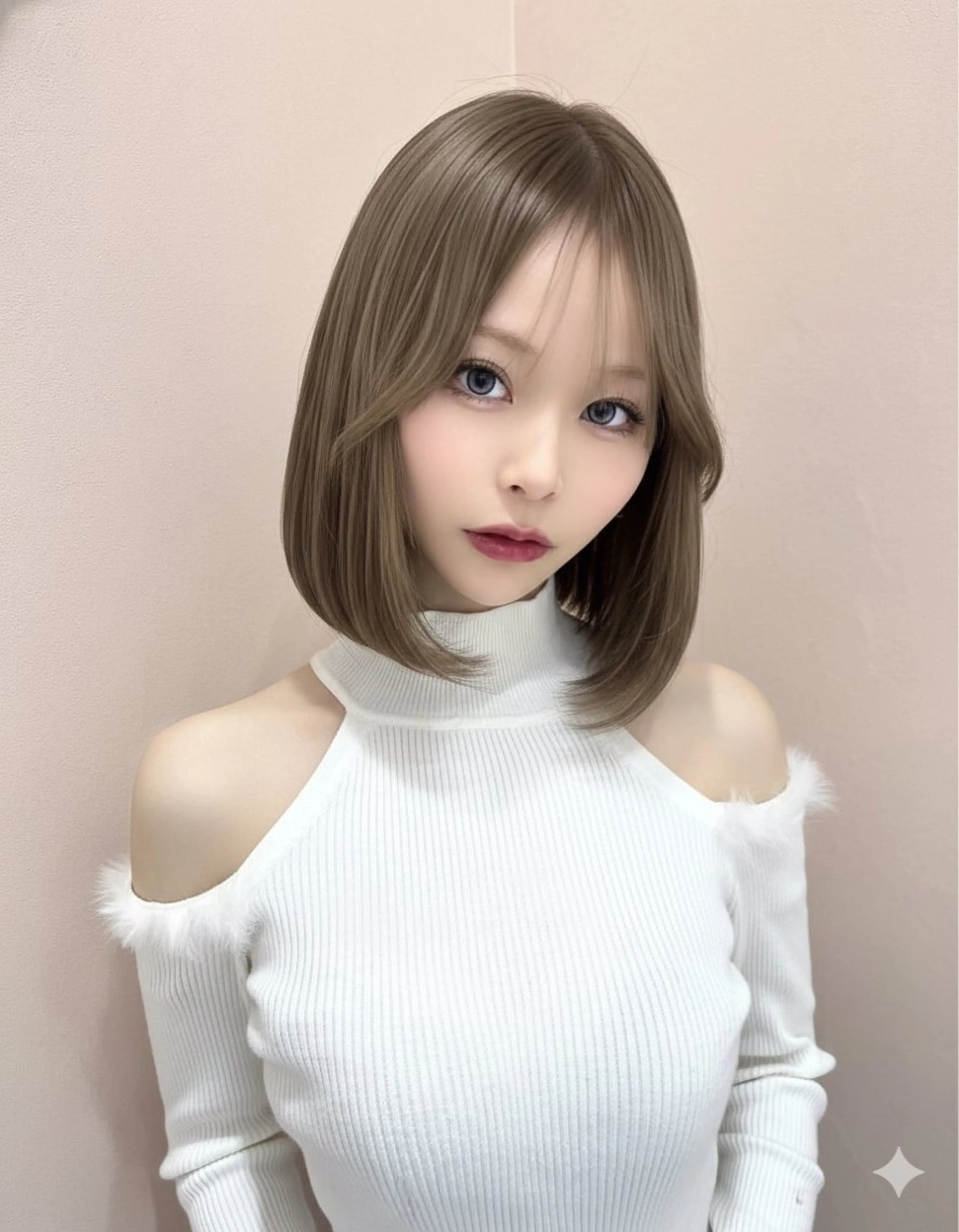 ミディアム カラー カット ヘアカラー トリートメント 韓国ヘア/髪質改善 TAKAHIROのヘアスタイル