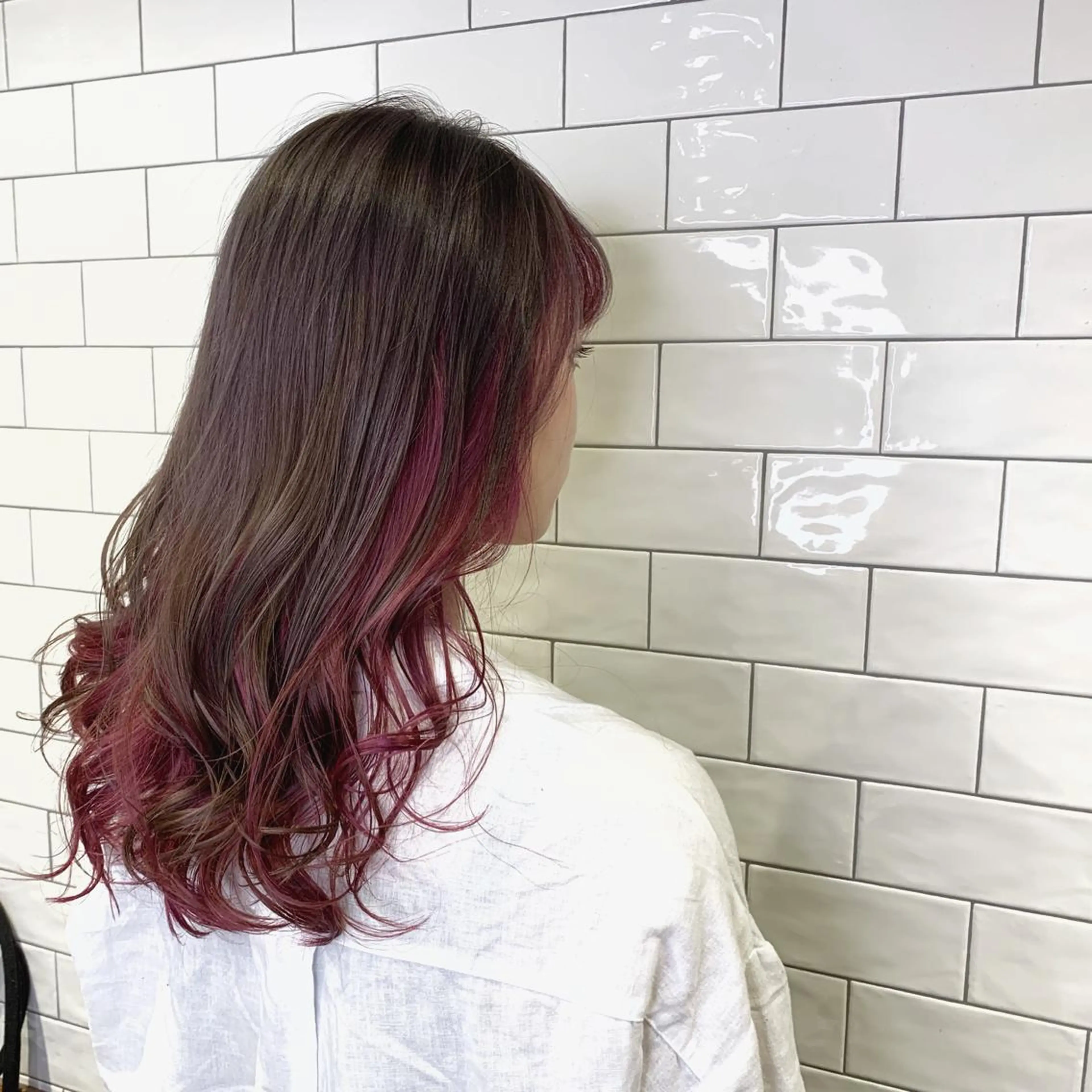 ロング カラー ヘアカラー 原山 直人のヘアスタイル