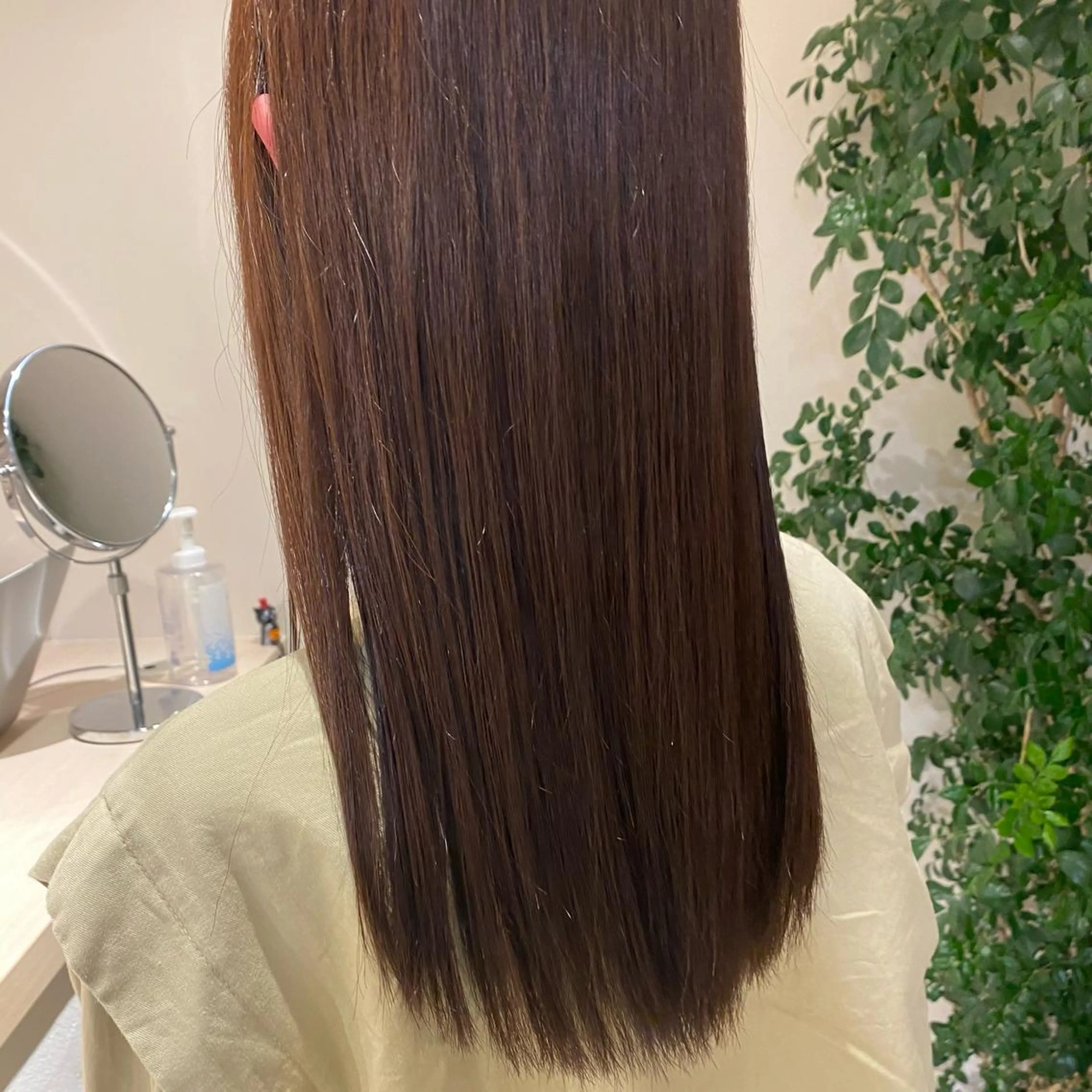 セミロング カラー 当日予約大歓迎💗 依田瑞希のヘアスタイル