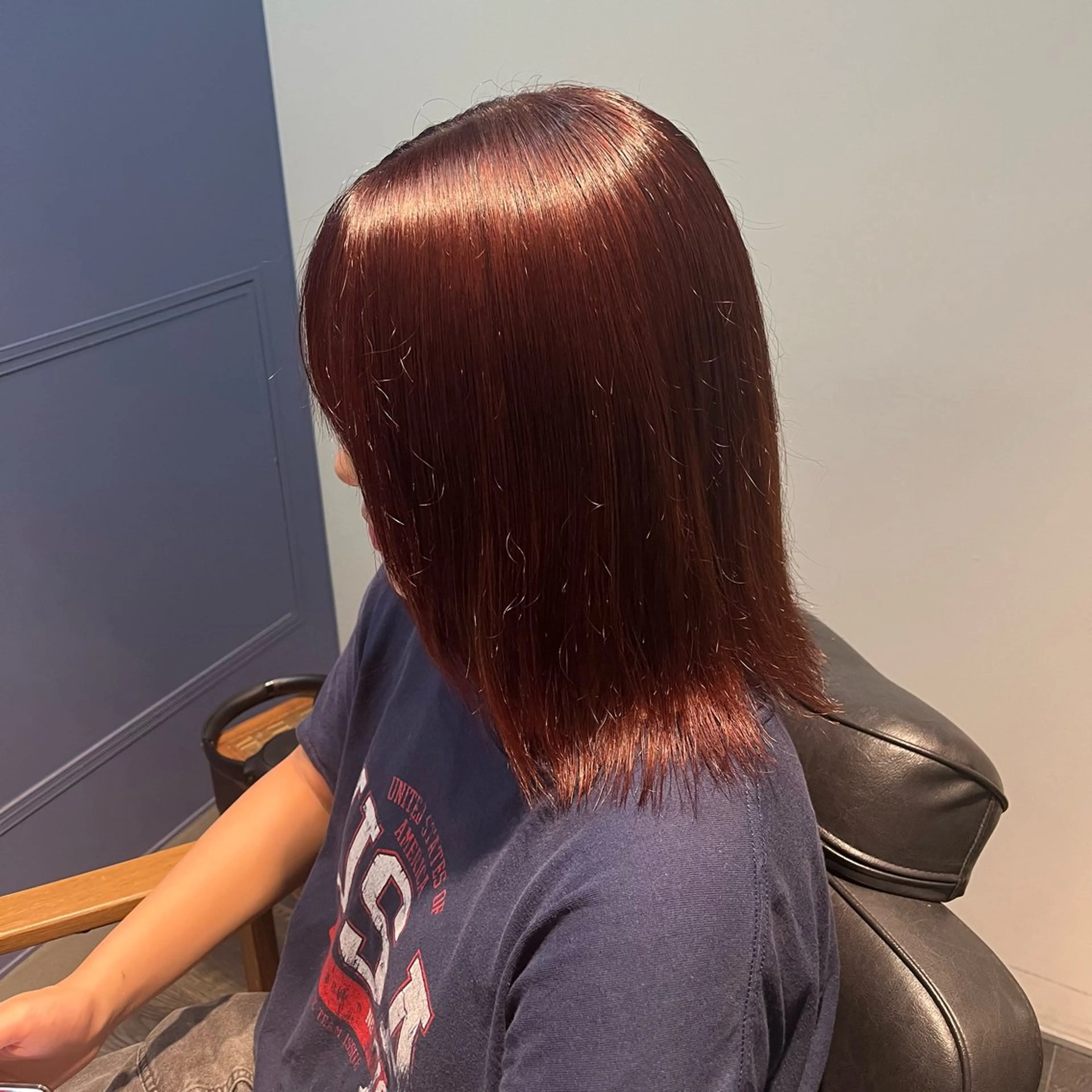 ミディアム カラー ブリーチ ブリーチなしカラー ヘアカラー トリートメント 〖❁田尻千尋| LEONID❁〗のヘアスタイル