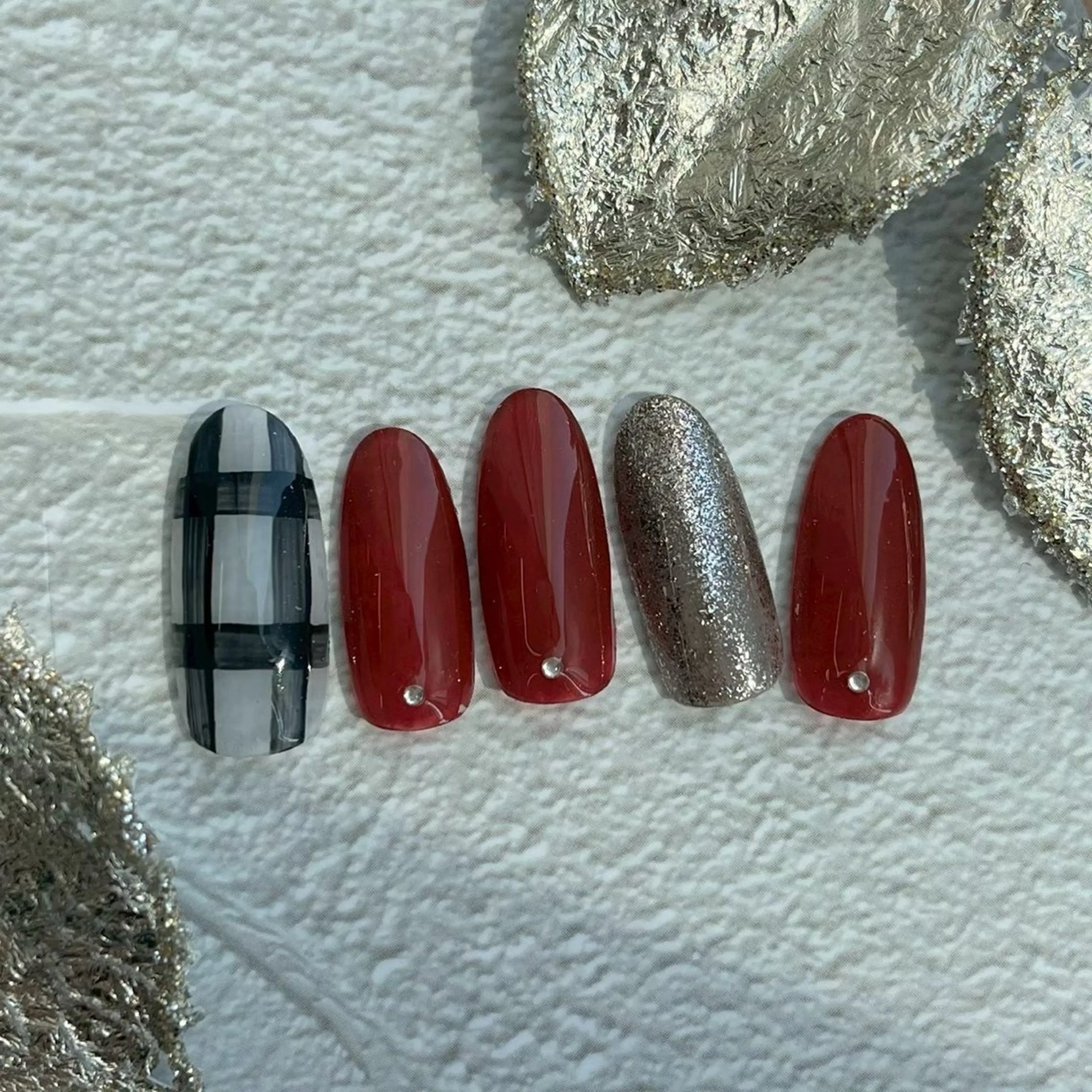 ネイル ⭐︎休業中の練習⭐︎ JNA認定講師髙橋のネイルデザイン