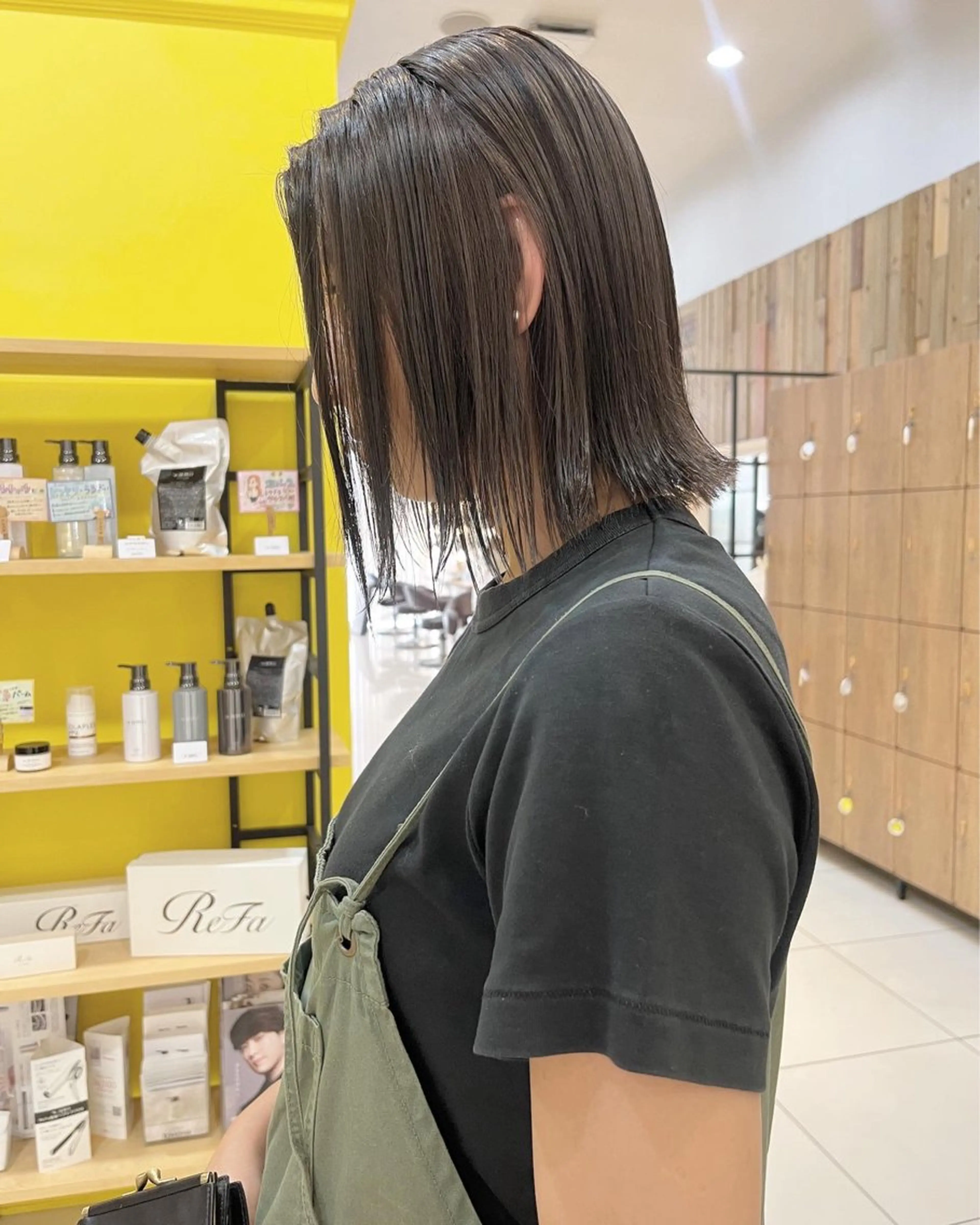 カラー カット ヘアカラー 黒田瀬奈/ボブ まろやかベージュのヘアスタイル