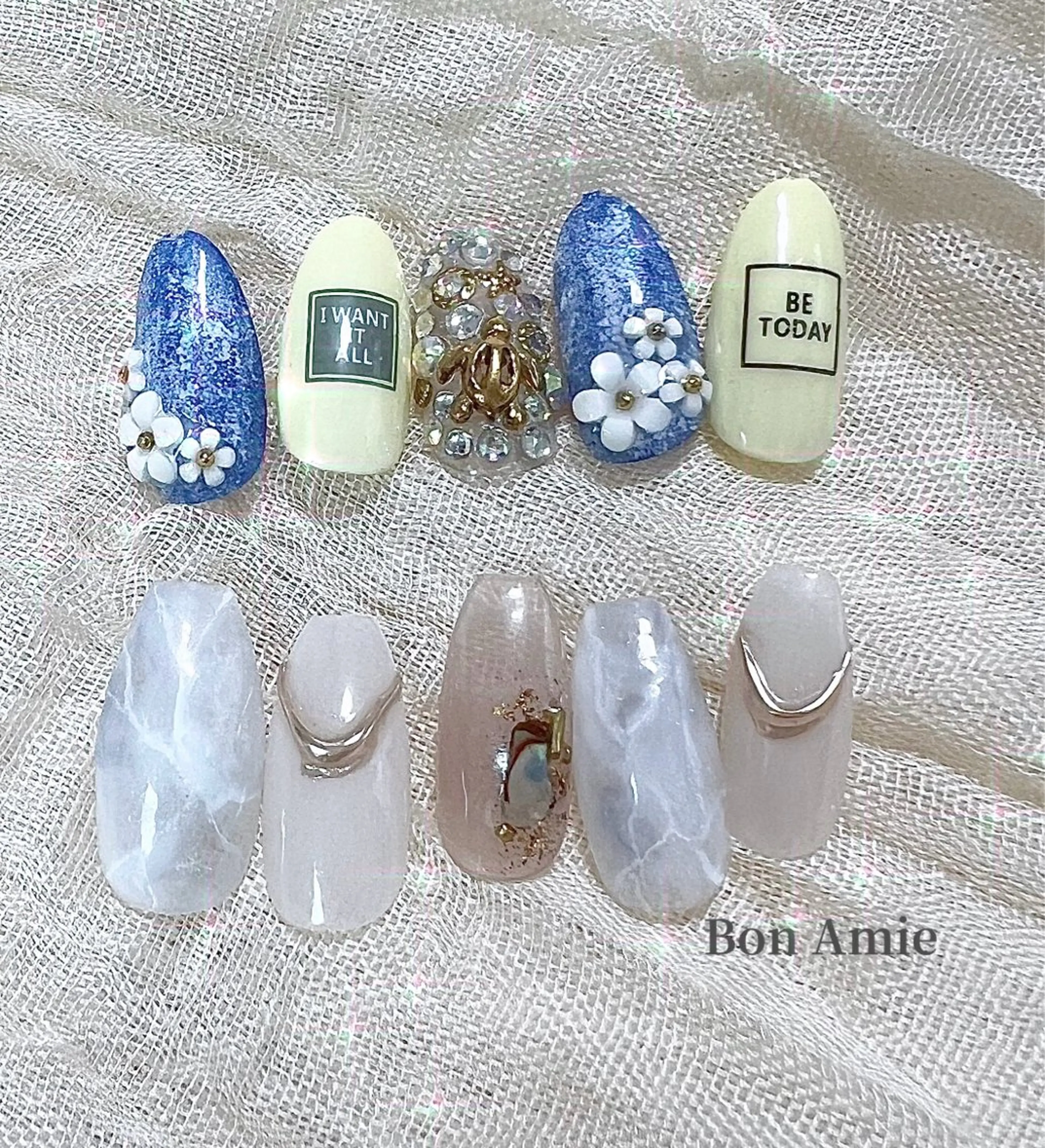 ネイル ハンドネイル Bon Amieのネイルデザイン