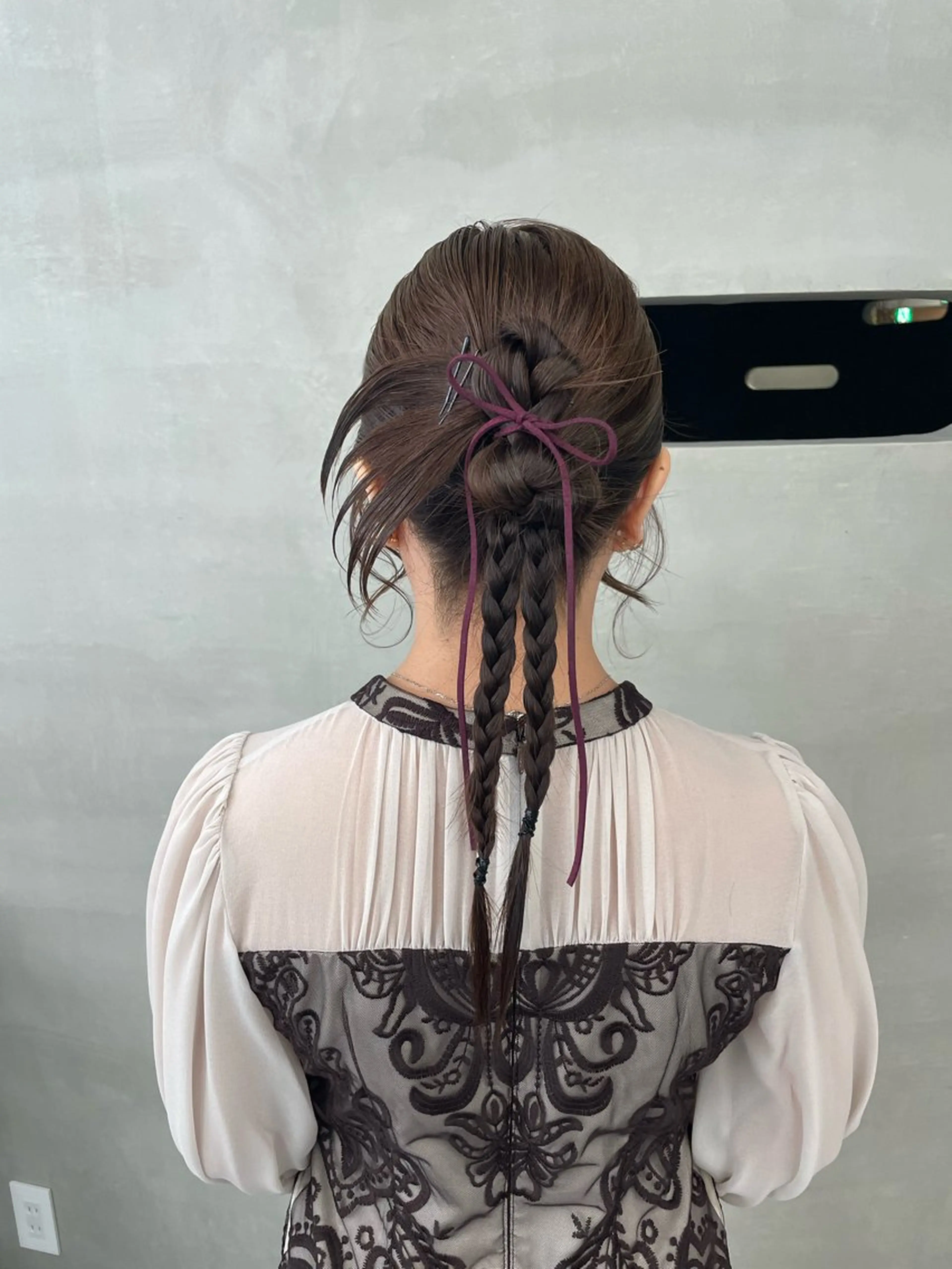 ヘアアレンジ 結婚式・ブライダル ヘアセット トルクアータ伏見 MIKUのヘアスタイル